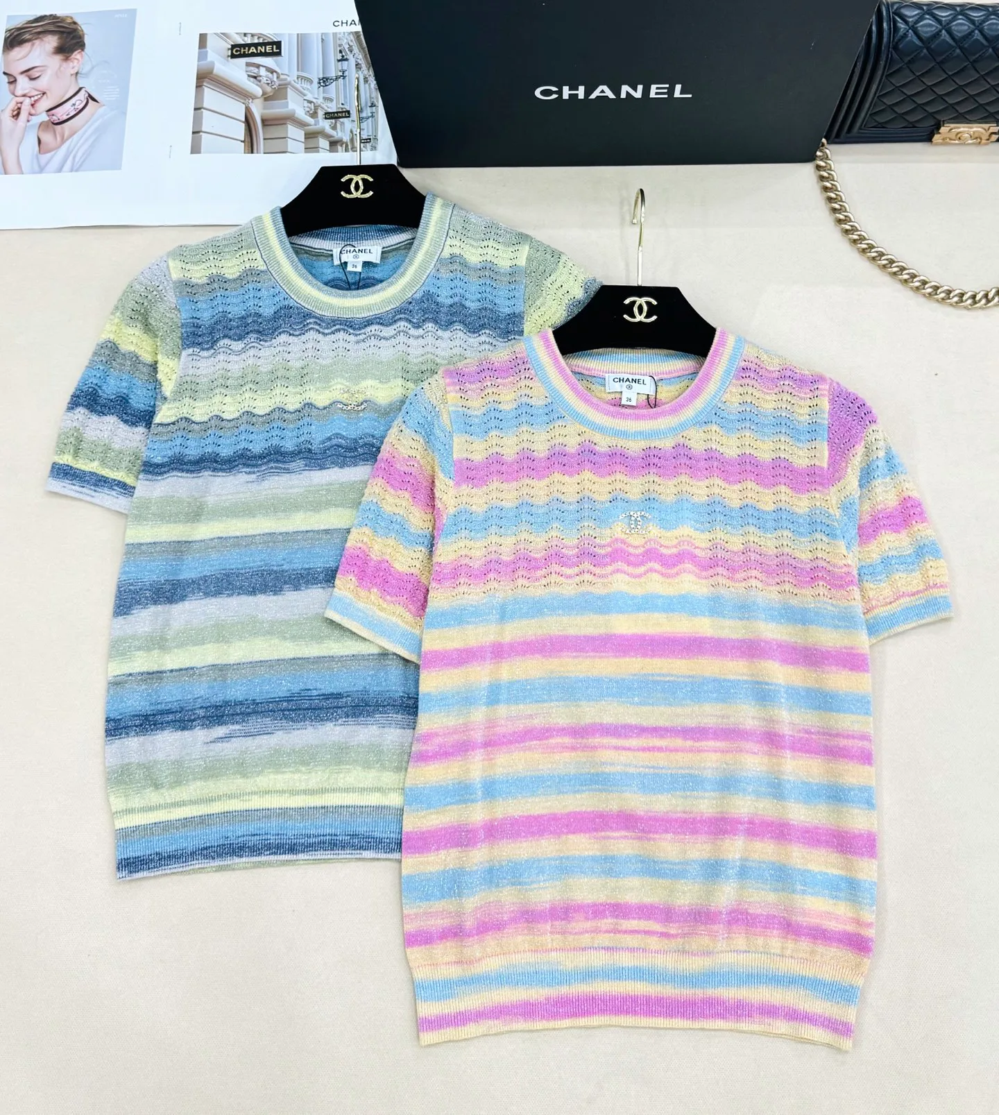 Футболки Женские Chanel 13582968