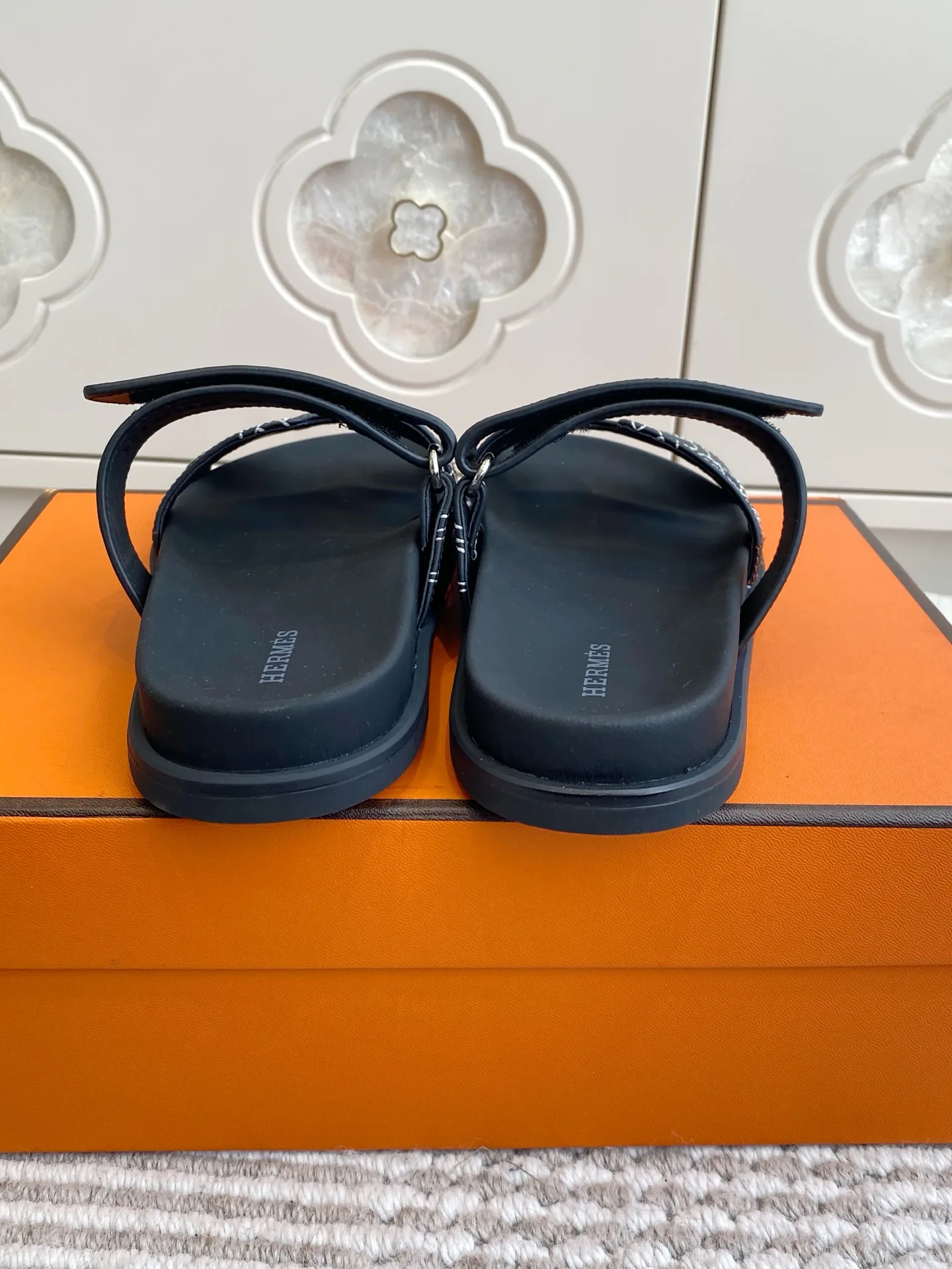Шлепанцы Женские Hermes 1384869