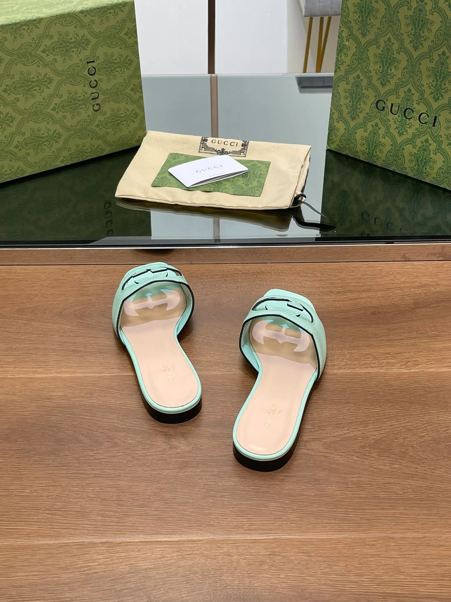 Шлепанцы Женские Gucci 11580