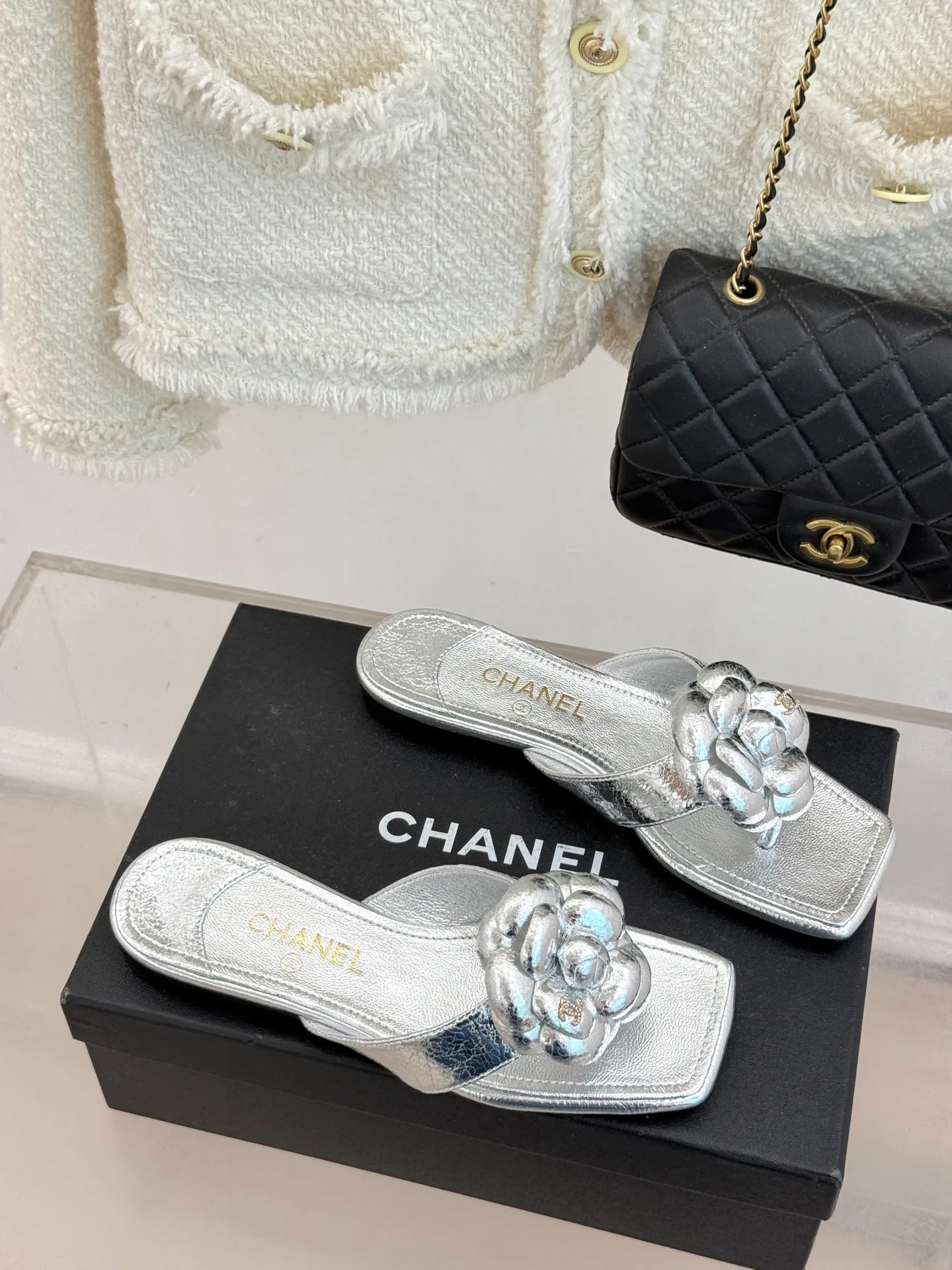 Шлепанцы Женские Chanel 13151658