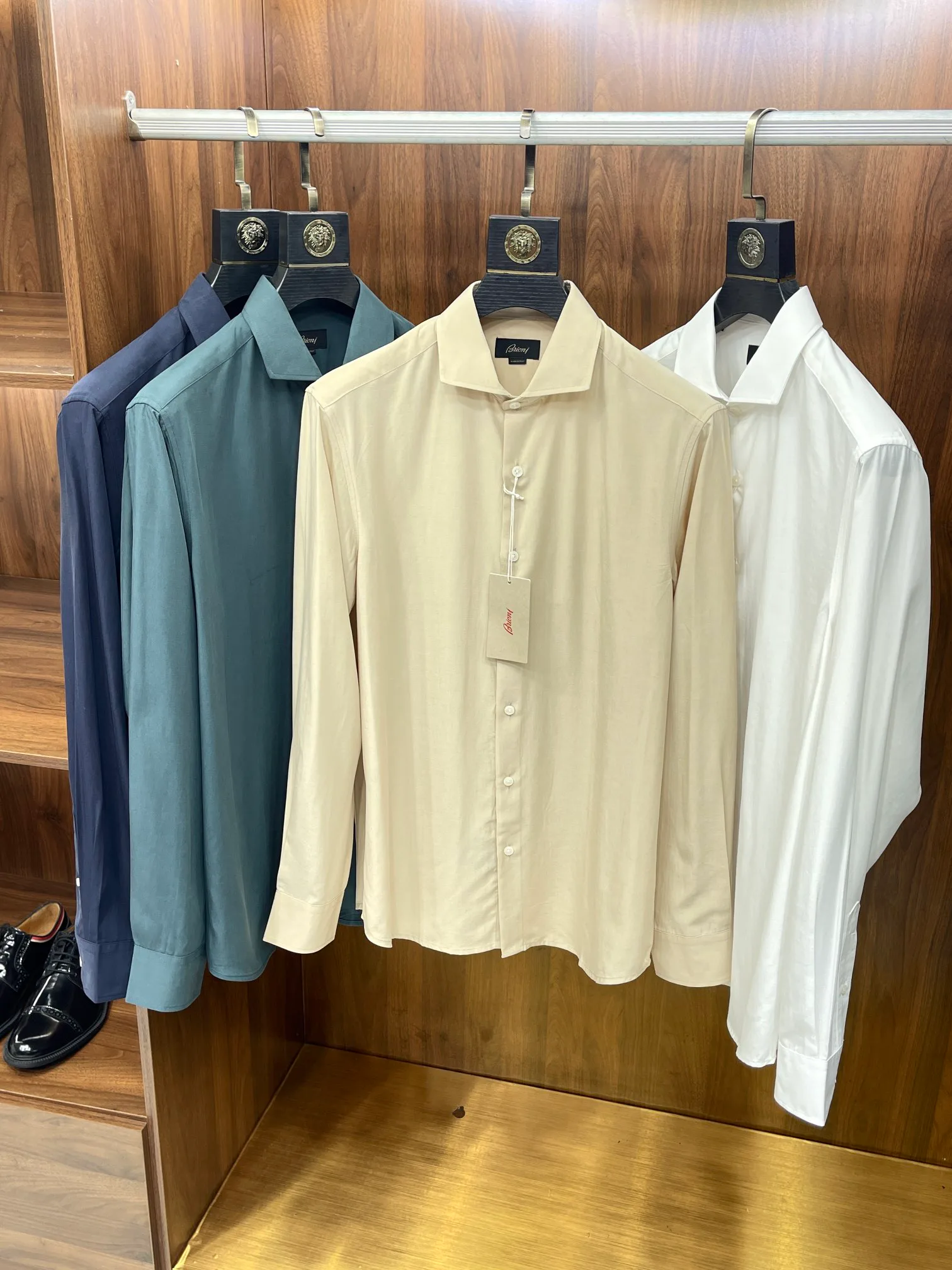 Рубашки Мужские Zegna 12953237