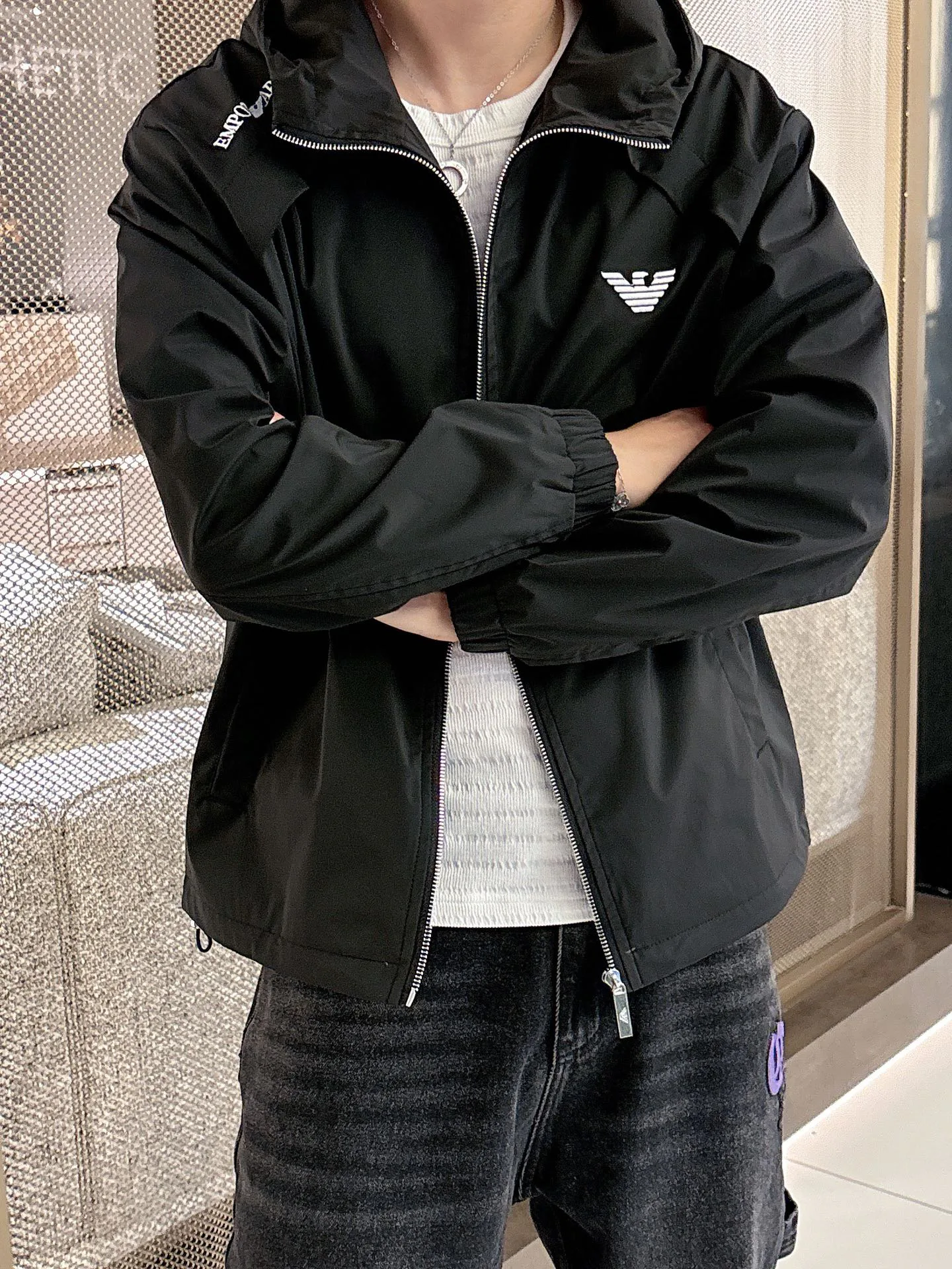 Куртки И Пуховики Мужские Armani 4734119