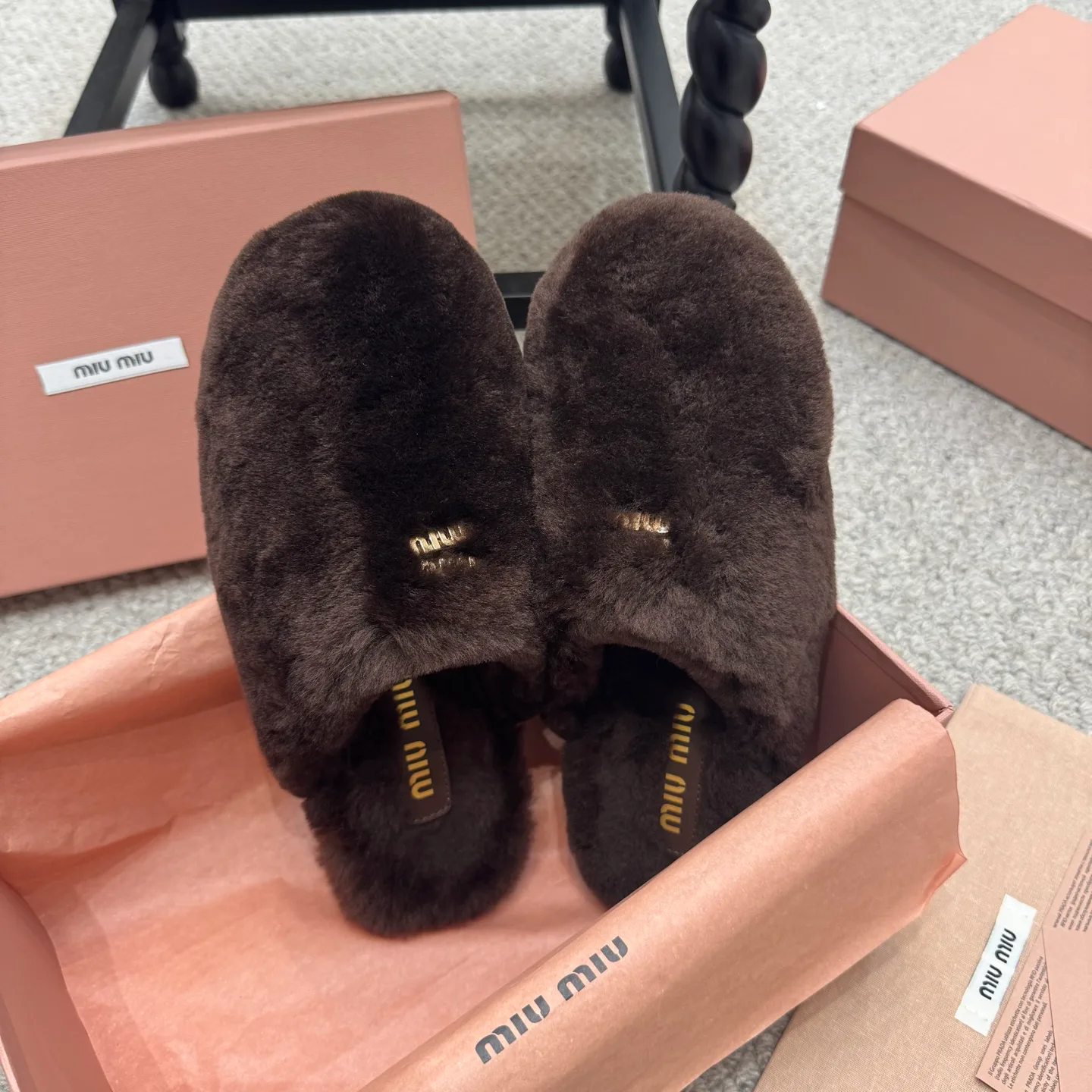 Тапочки Женские Miu Miu 195828