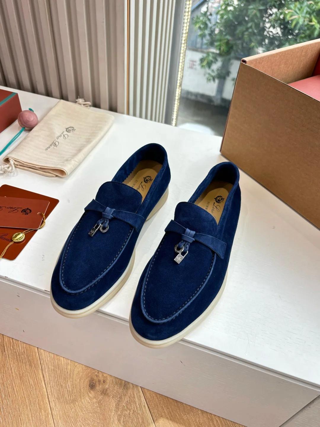 Лоферы Женские Loro Piana 446219