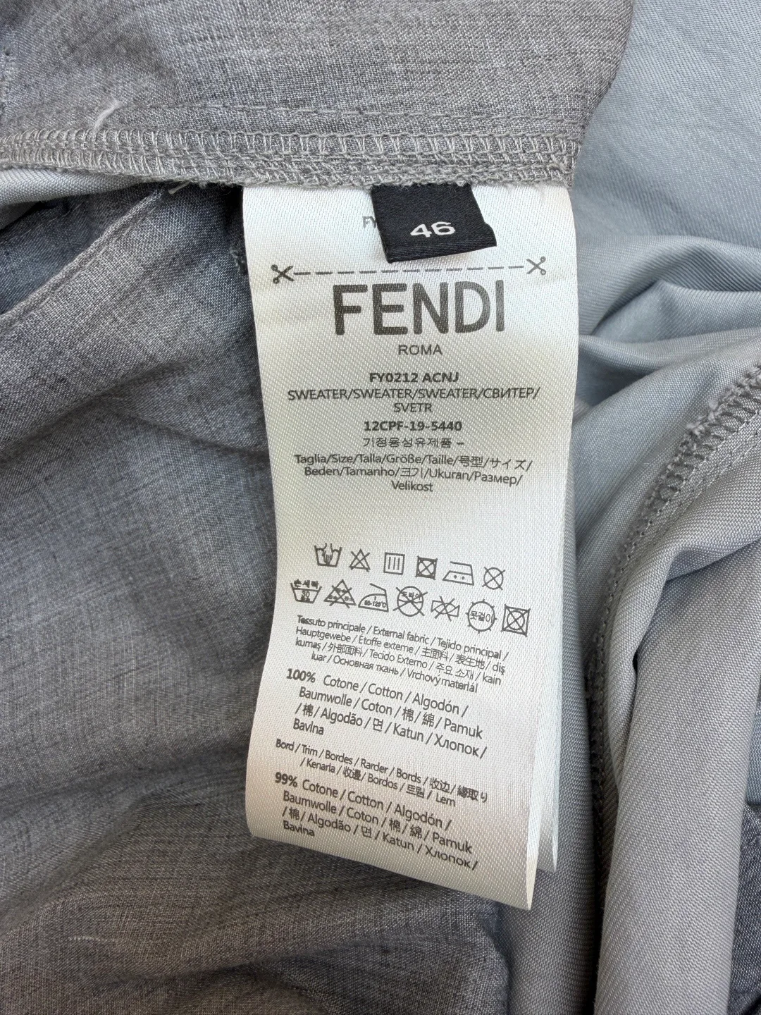 Брюки Мужские Fendi 6114514