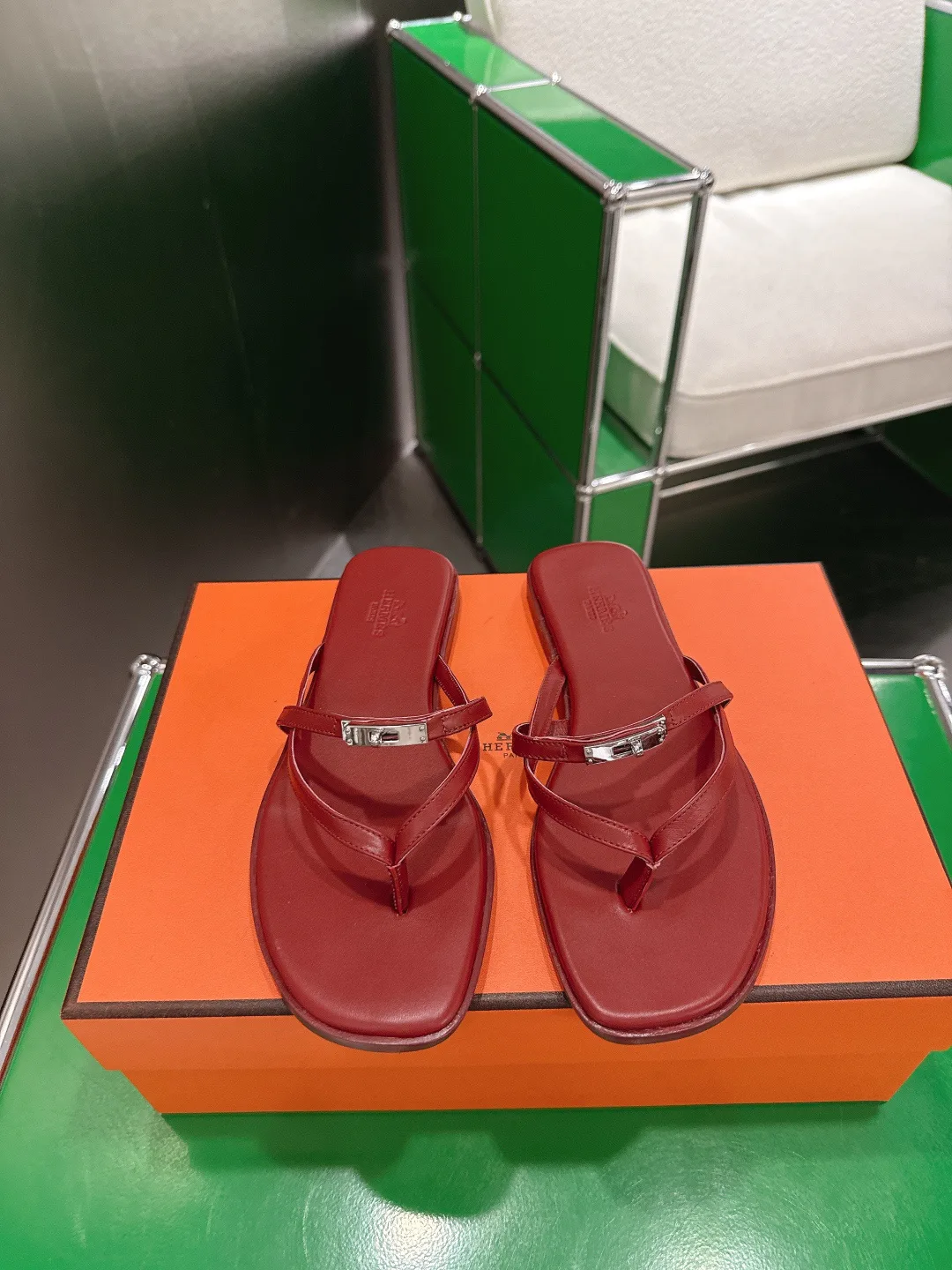 Шлепанцы Женские Hermes 11245247
