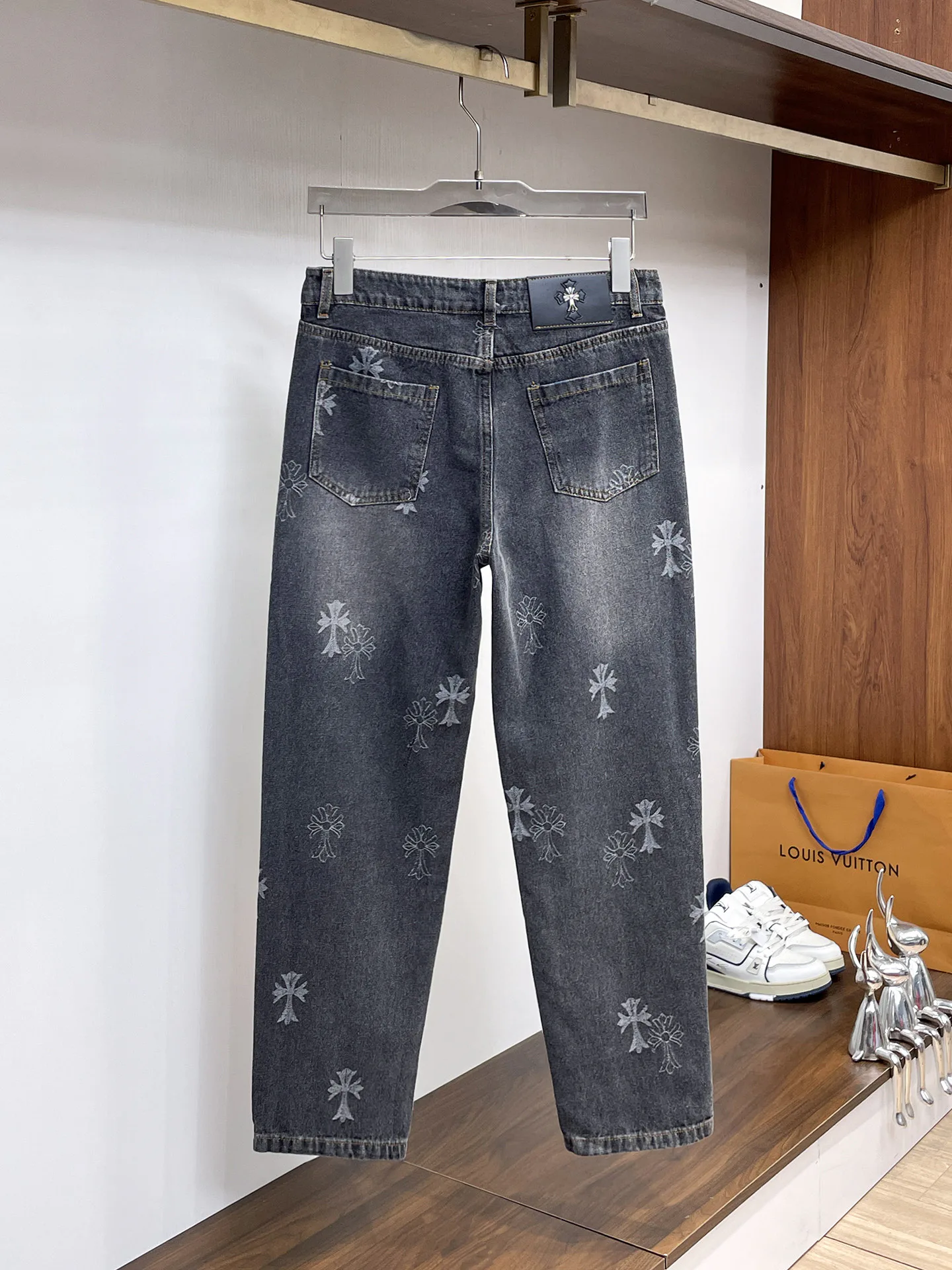 Джинсы Мужские Chrome Hearts 18345659