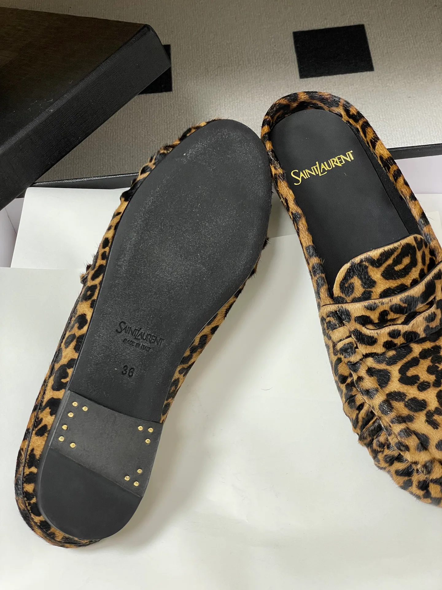 Мюли Женские Saint Laurent 555363