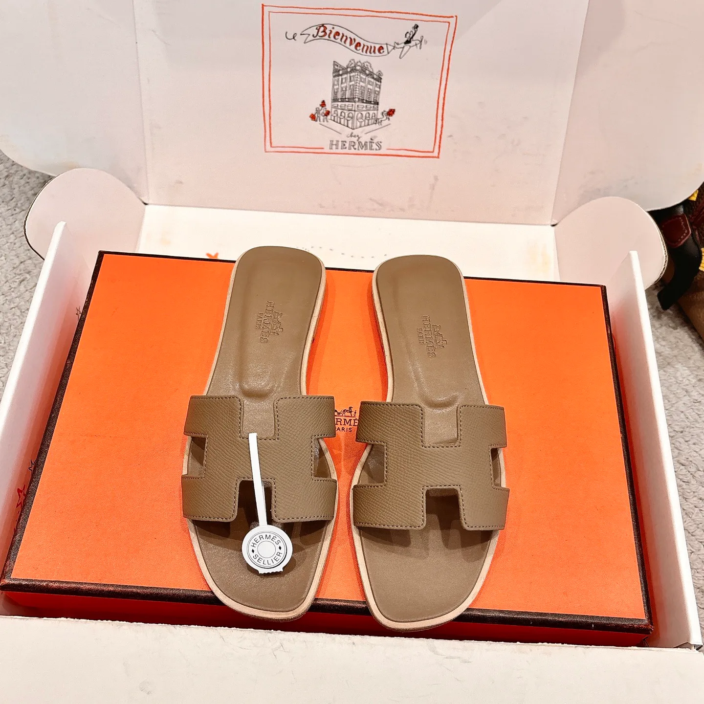 Шлепанцы Женские Hermes 11246058