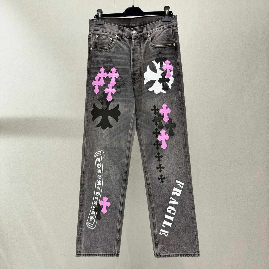 Джинсы Мужские Chrome Hearts 18278393