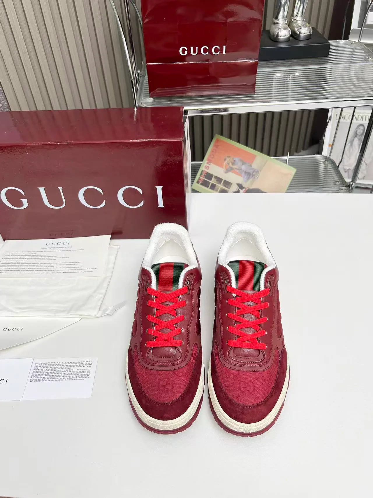Кроссовки Мужские Gucci 17620419