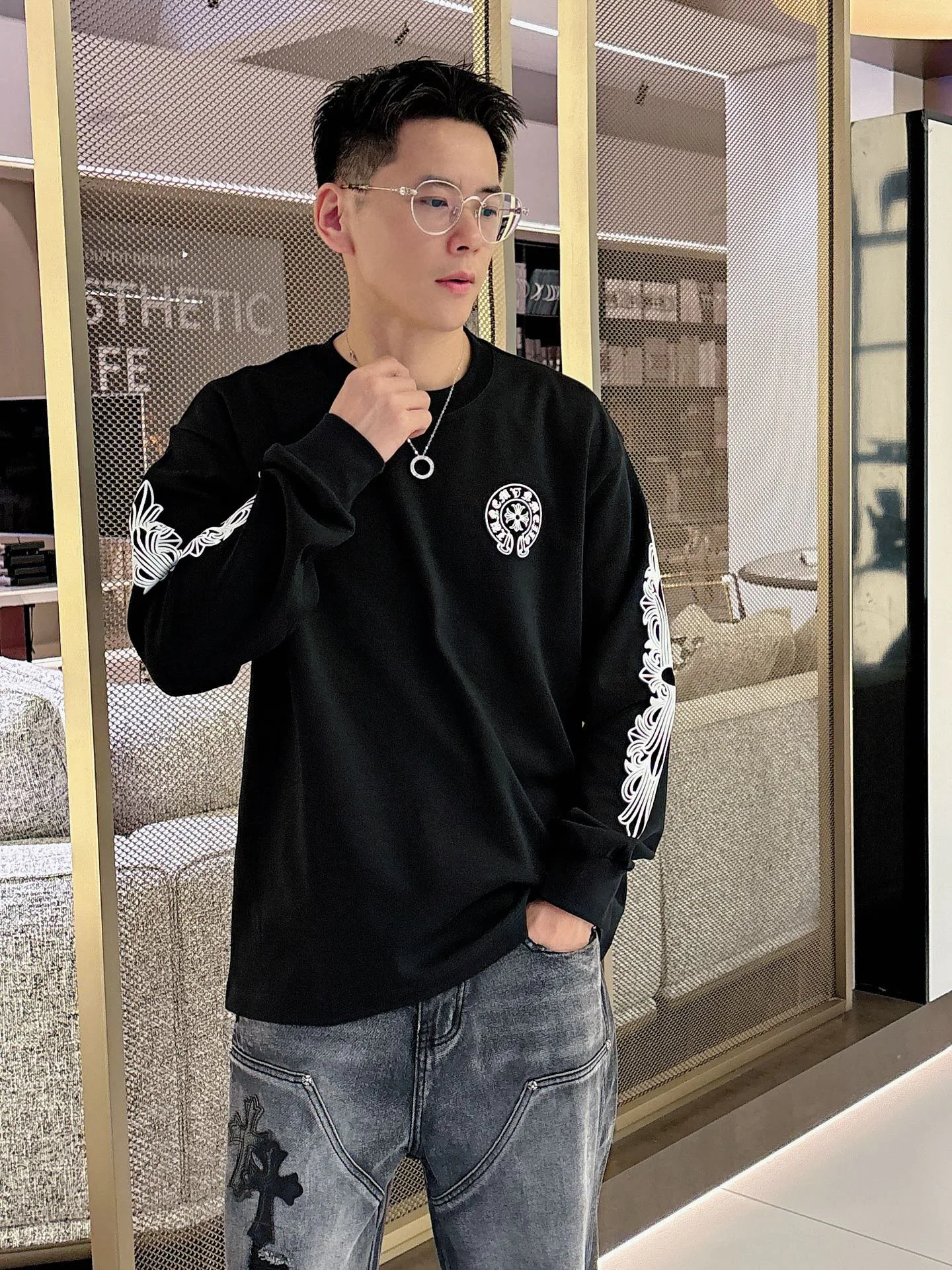 Свитшоты И Худи Мужские Chrome Hearts 787752