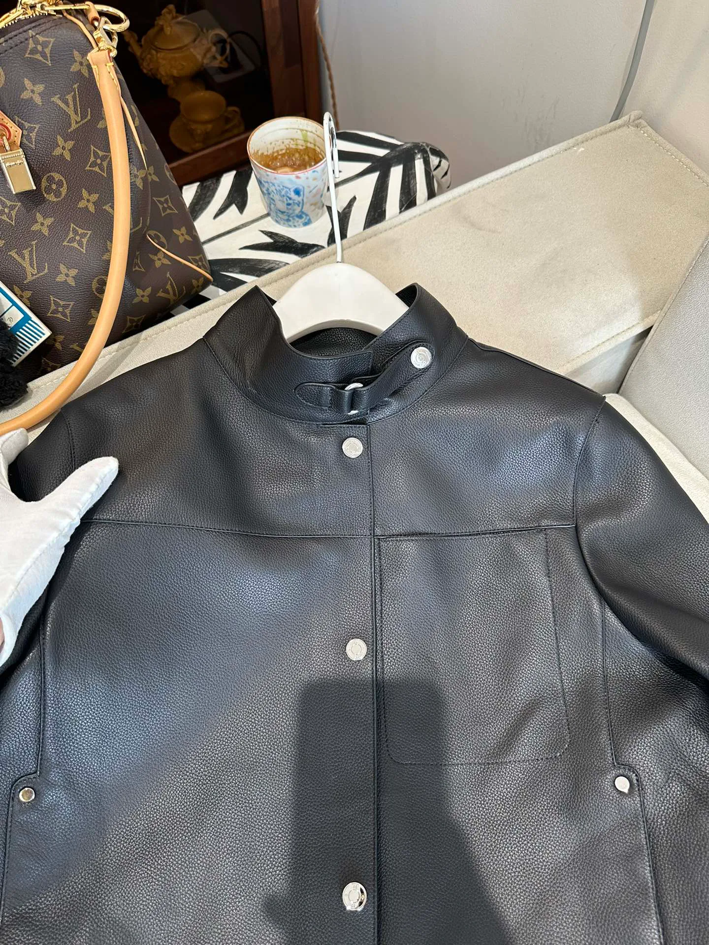 Кожаные Куртки И Дублёнки Женские Hermes 11460735