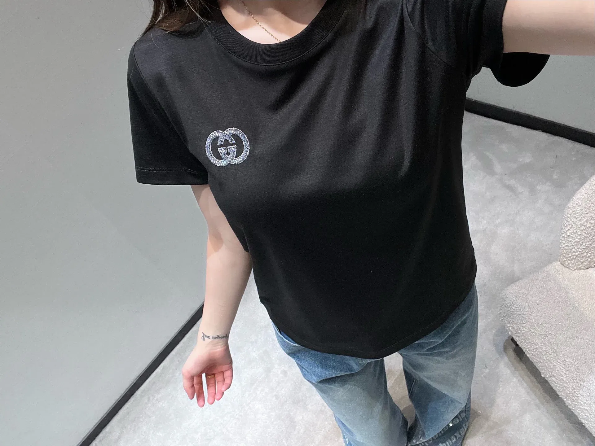 Футболки Женские Gucci 4906539