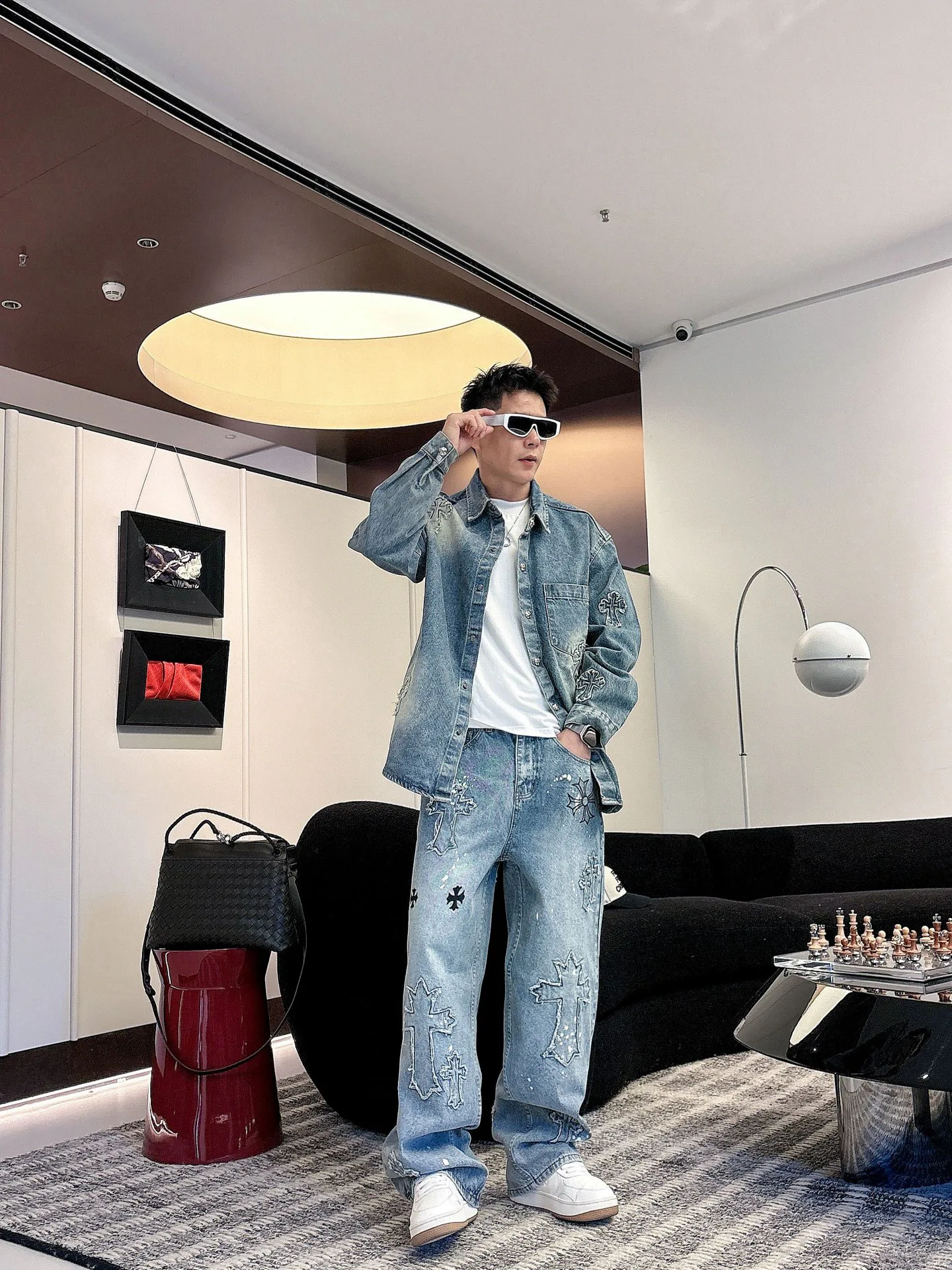 Куртки И Пуховики Мужские Chrome Hearts 787684