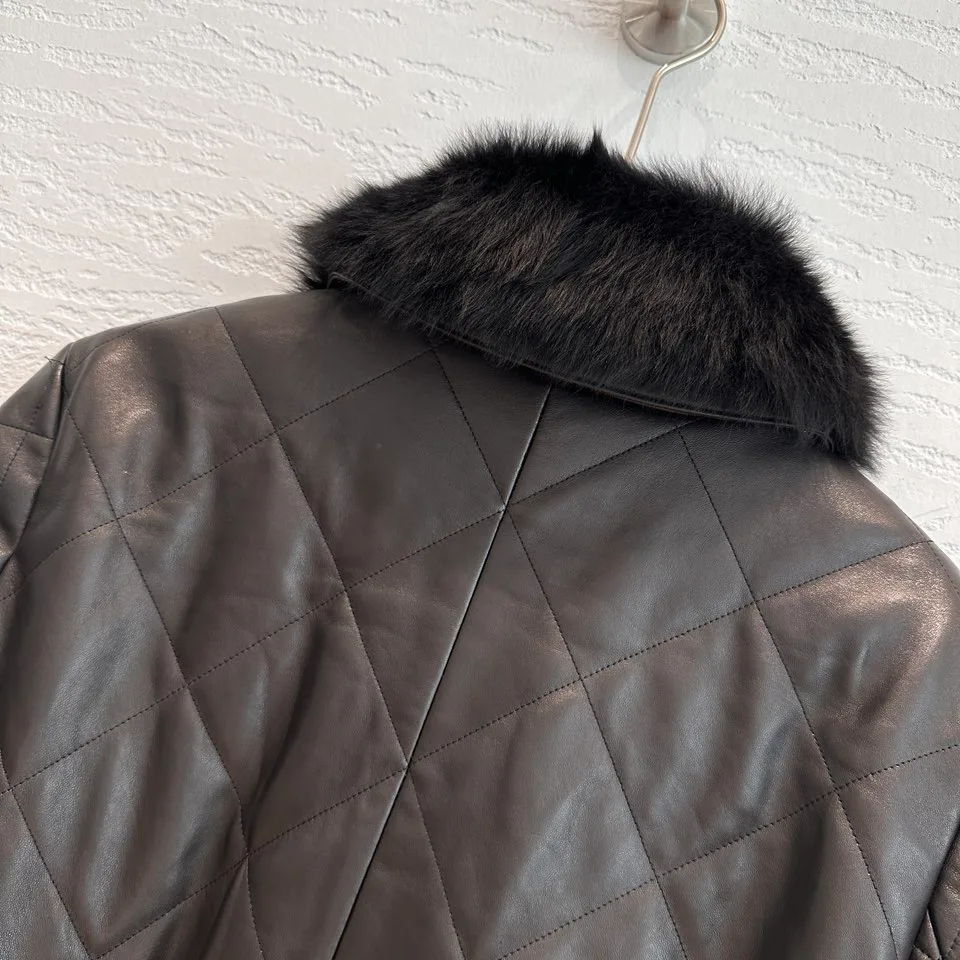 Кожаные Куртки И Дублёнки Женские Chanel 18417964