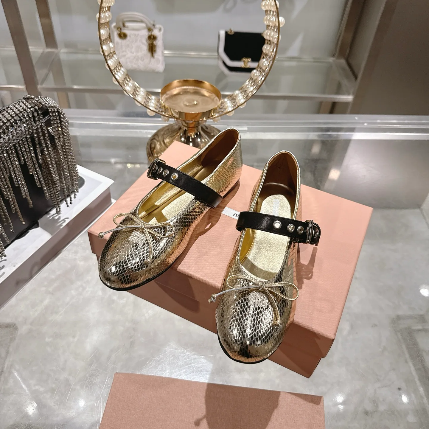 Балетки Женские Miu Miu 12868589