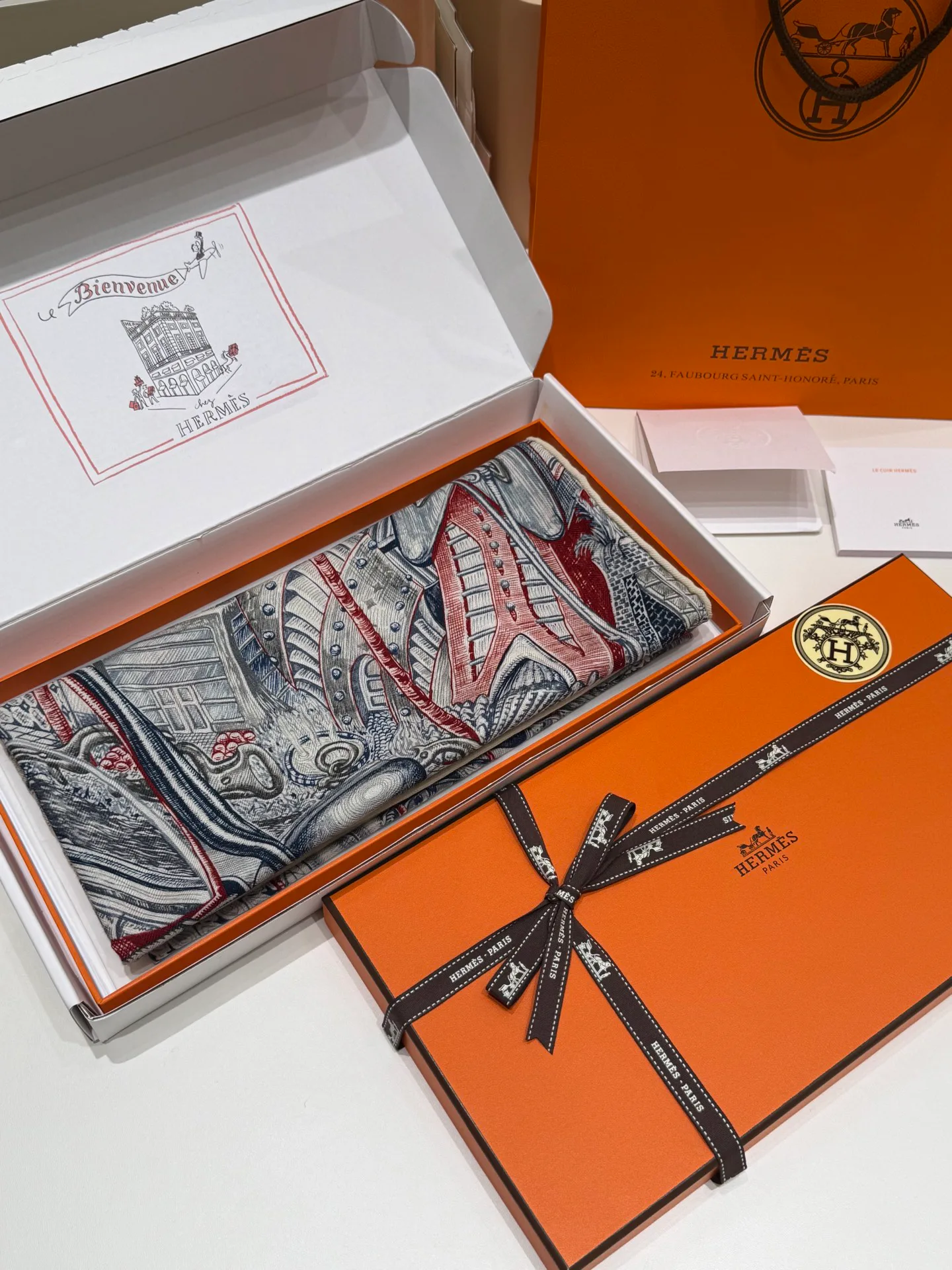 Шарфы Hermes 12220598