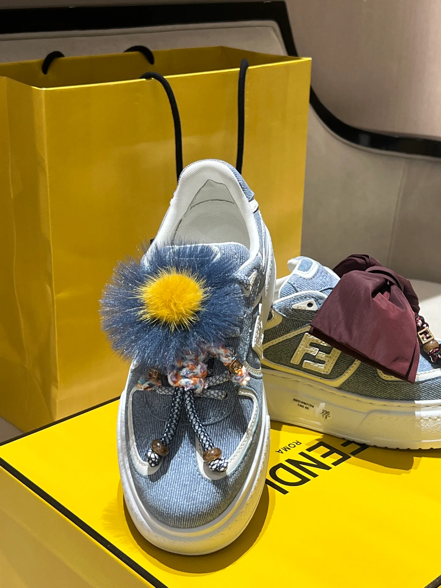 Кроссовки Женские Fendi 1469111