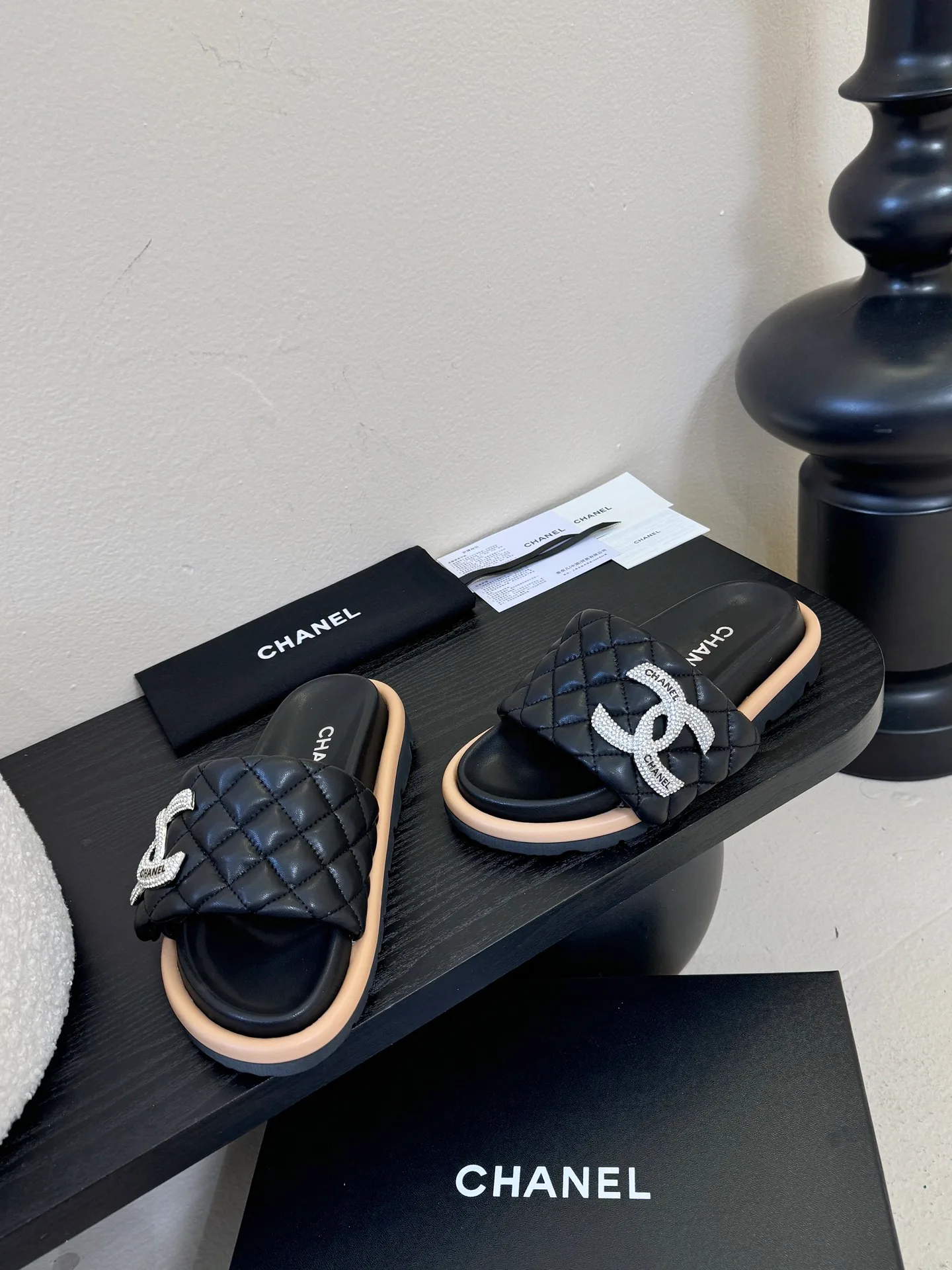Шлепанцы Женские Chanel 1590887