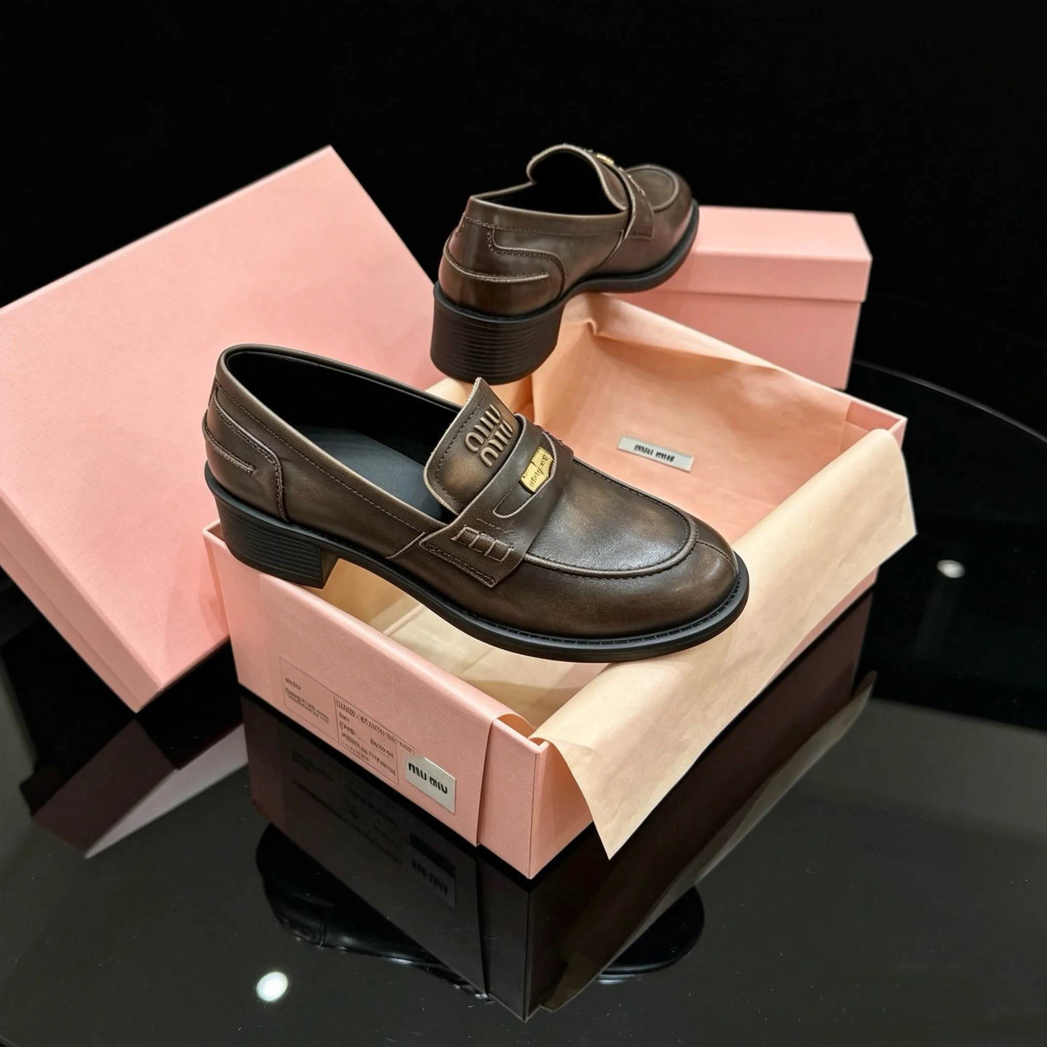 Лоферы И Мокасины Женские Miu Miu 18703352