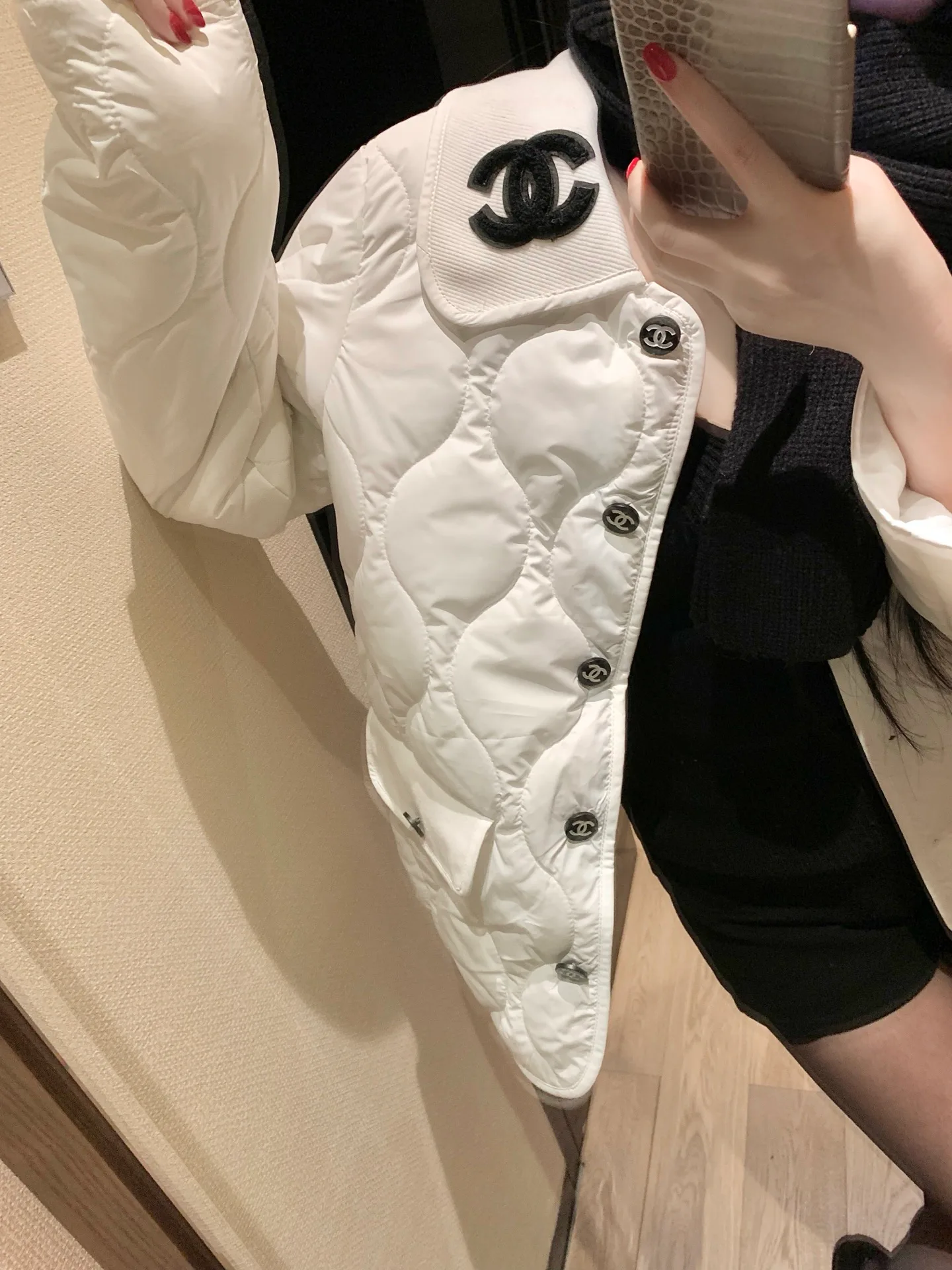 Куртки И Пуховики Женские Chanel 835763