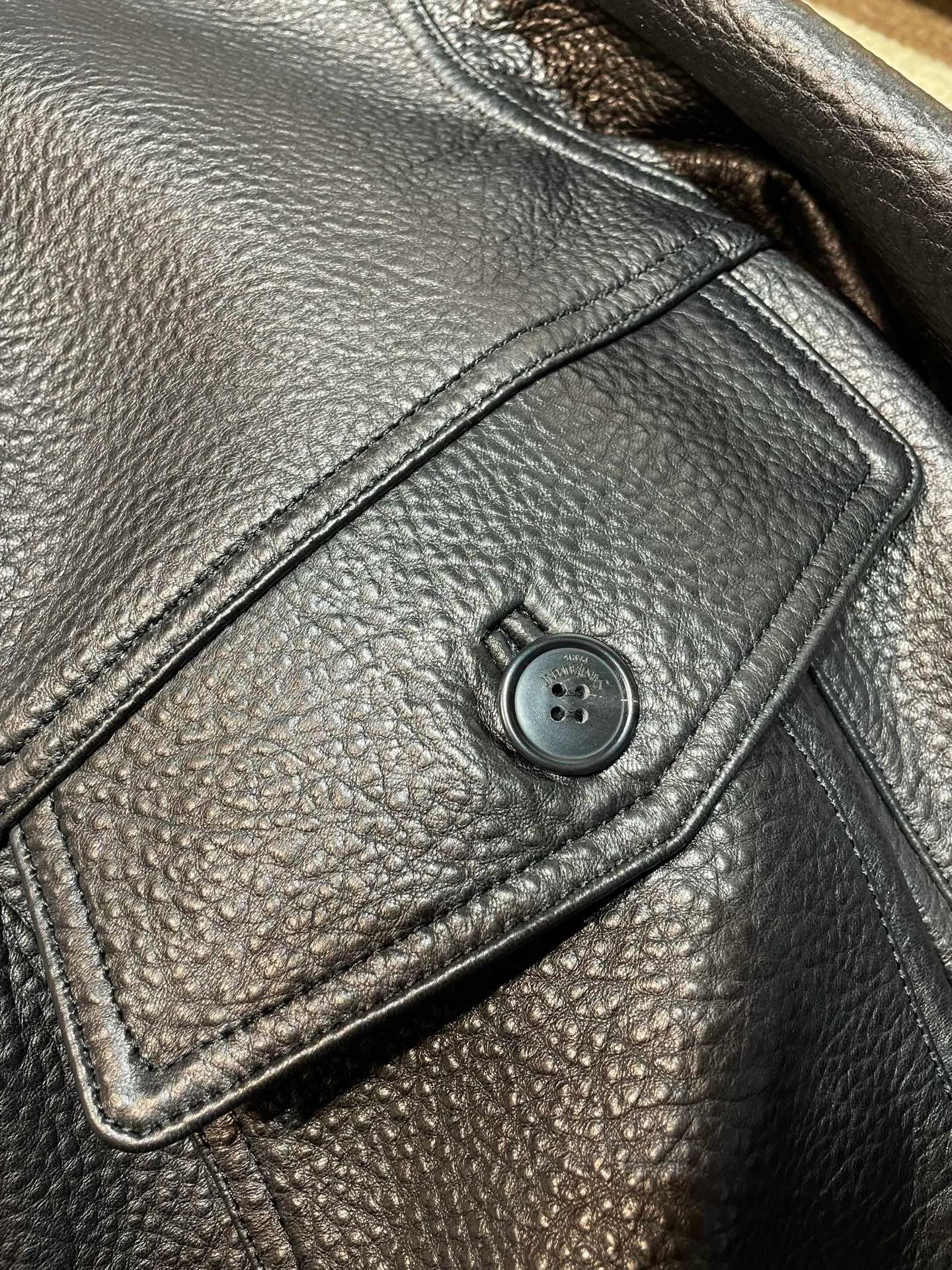 Кожаные Куртки И Дублёнки Мужские Saint Laurent 386374