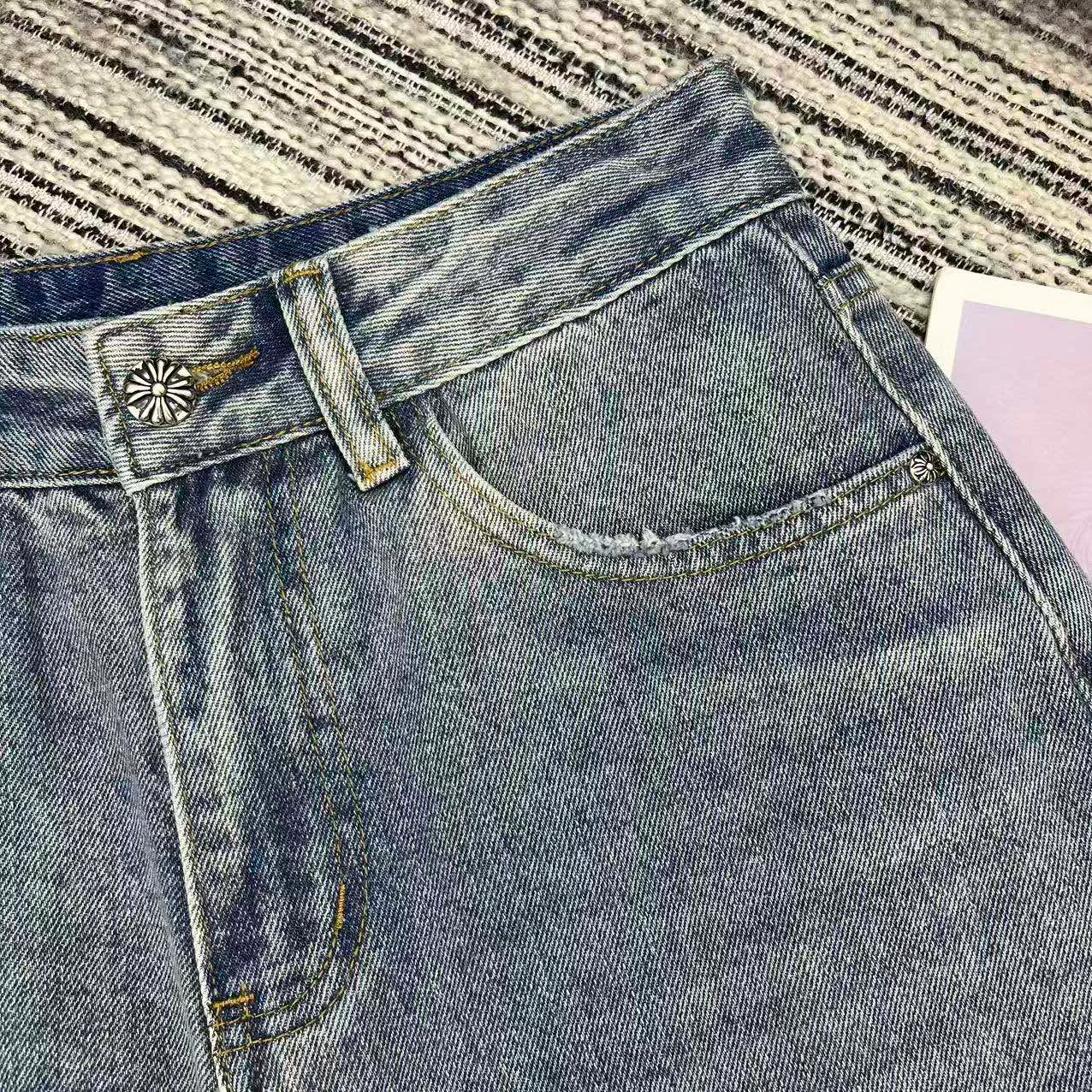 Джинсы Женские Chrome Hearts 11171973