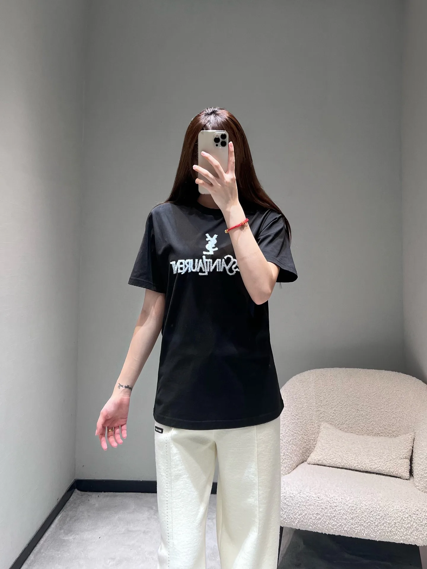 Футболки Женские Saint Laurent 934052