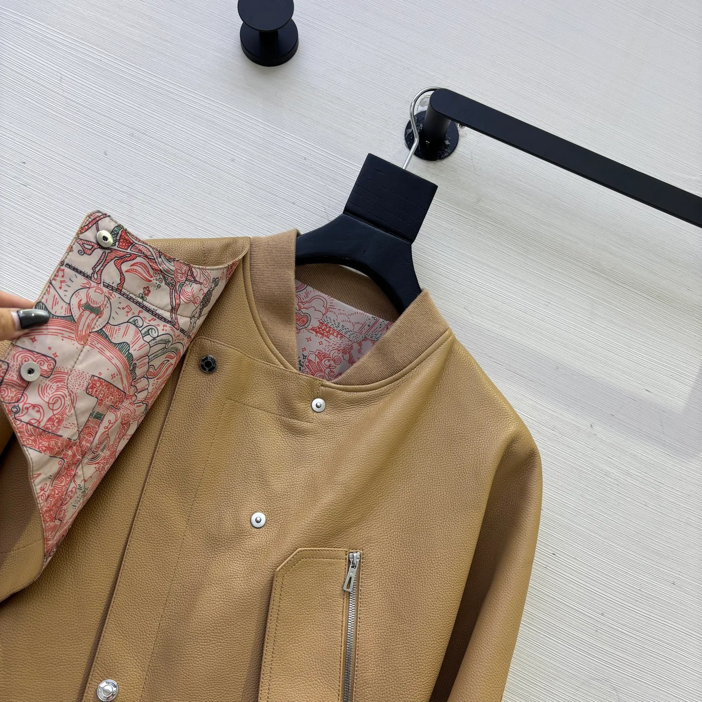 Кожаные Куртки И Дублёнки Женские Hermes 11358737
