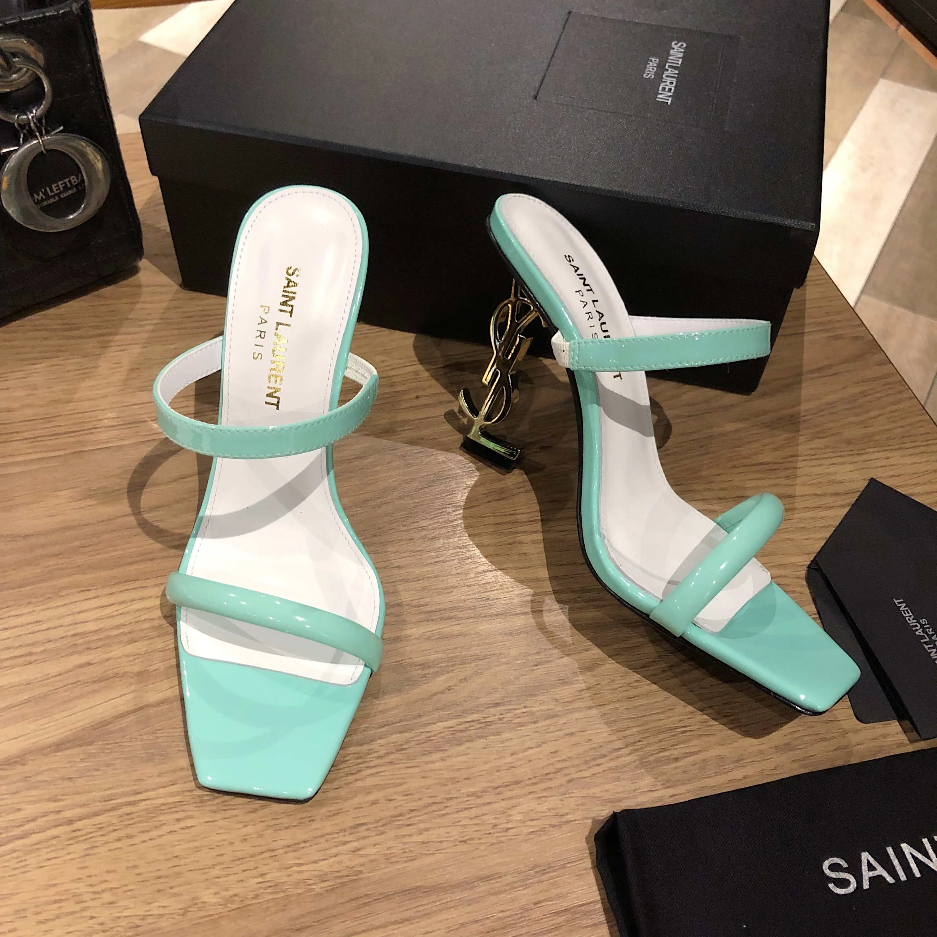 Босоножки Женские Saint Laurent 11220497