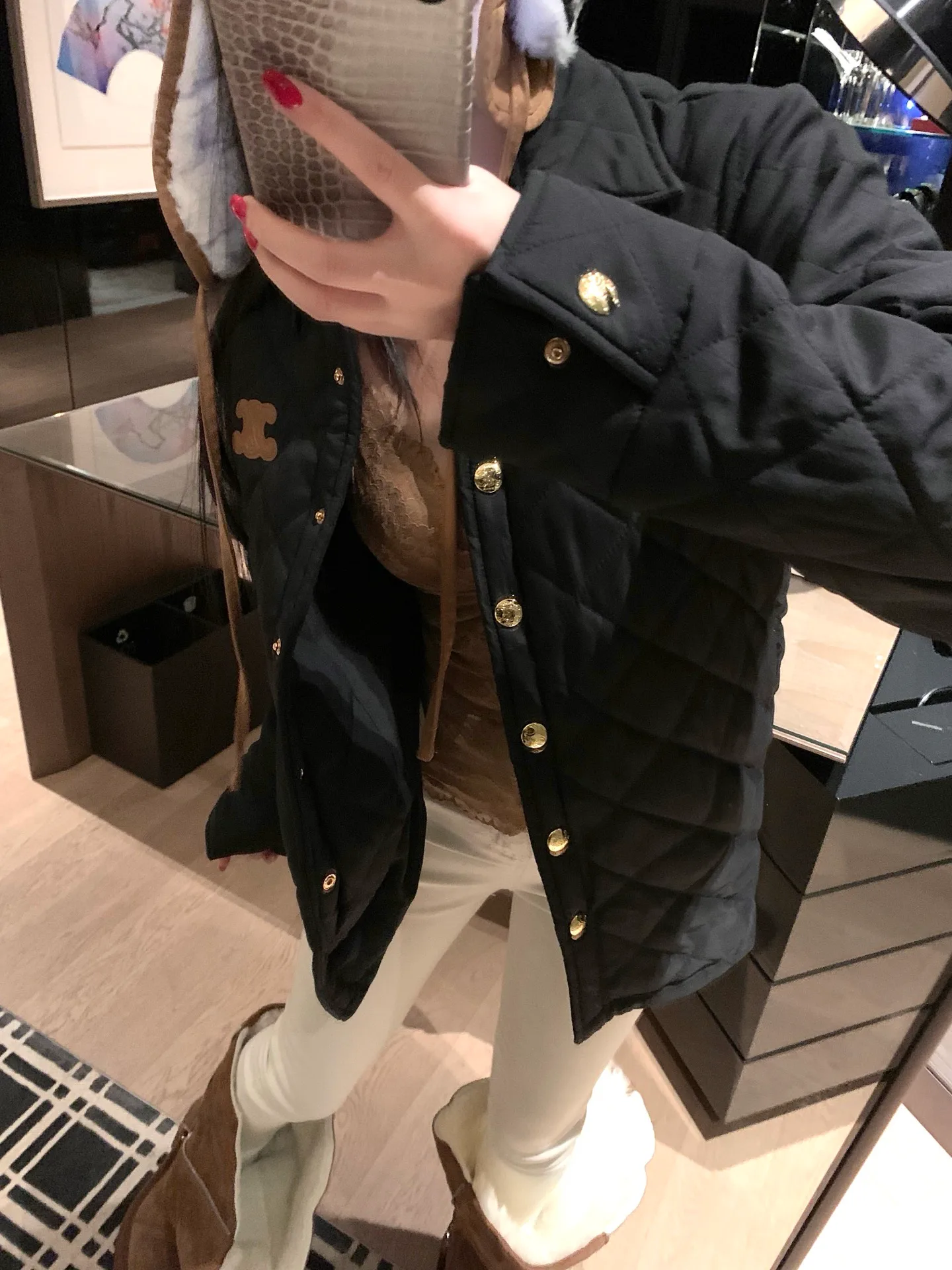 Куртки И Пуховики Женские Celine 476417