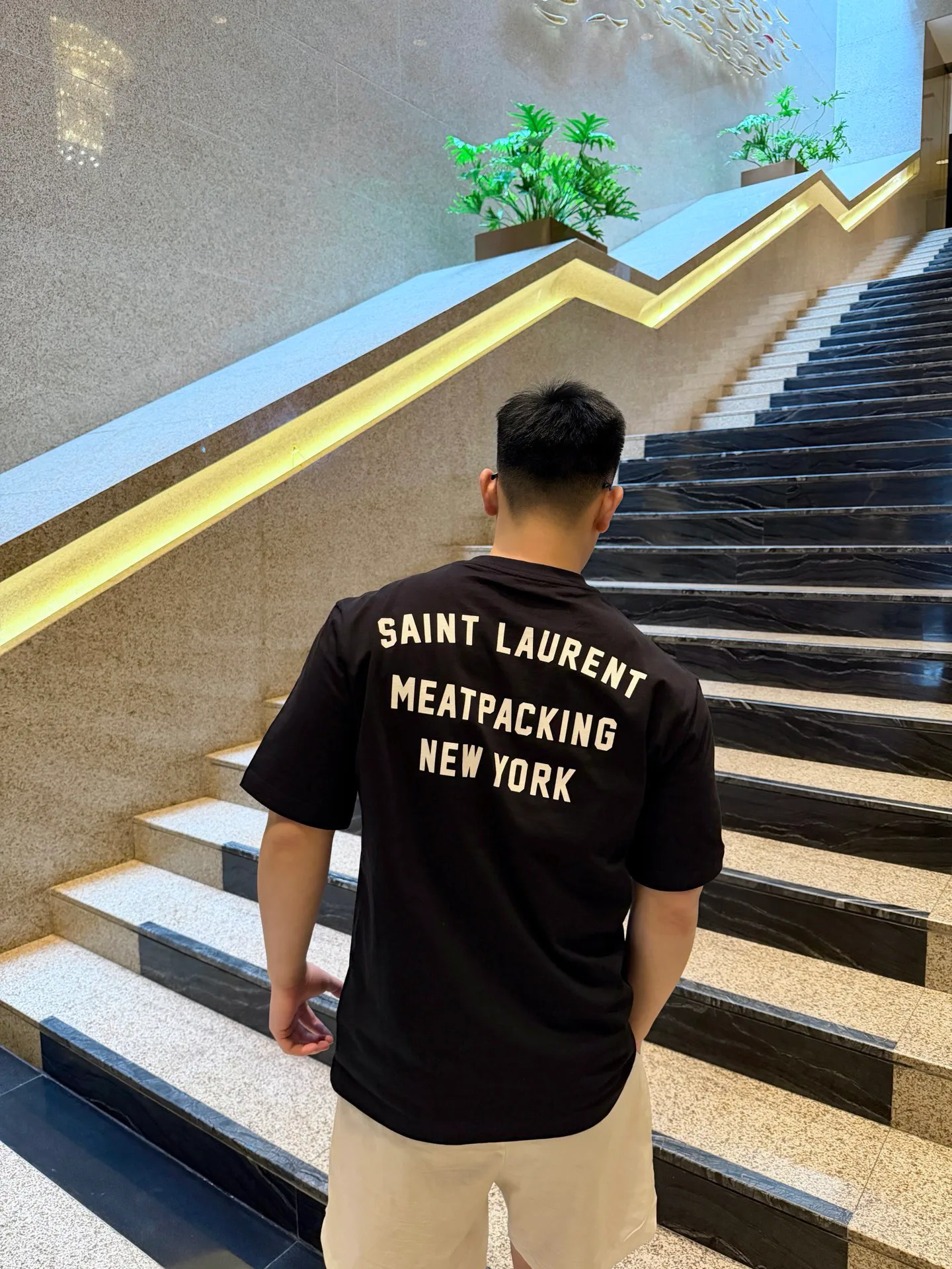 Футболки Мужские Saint Laurent 5006323