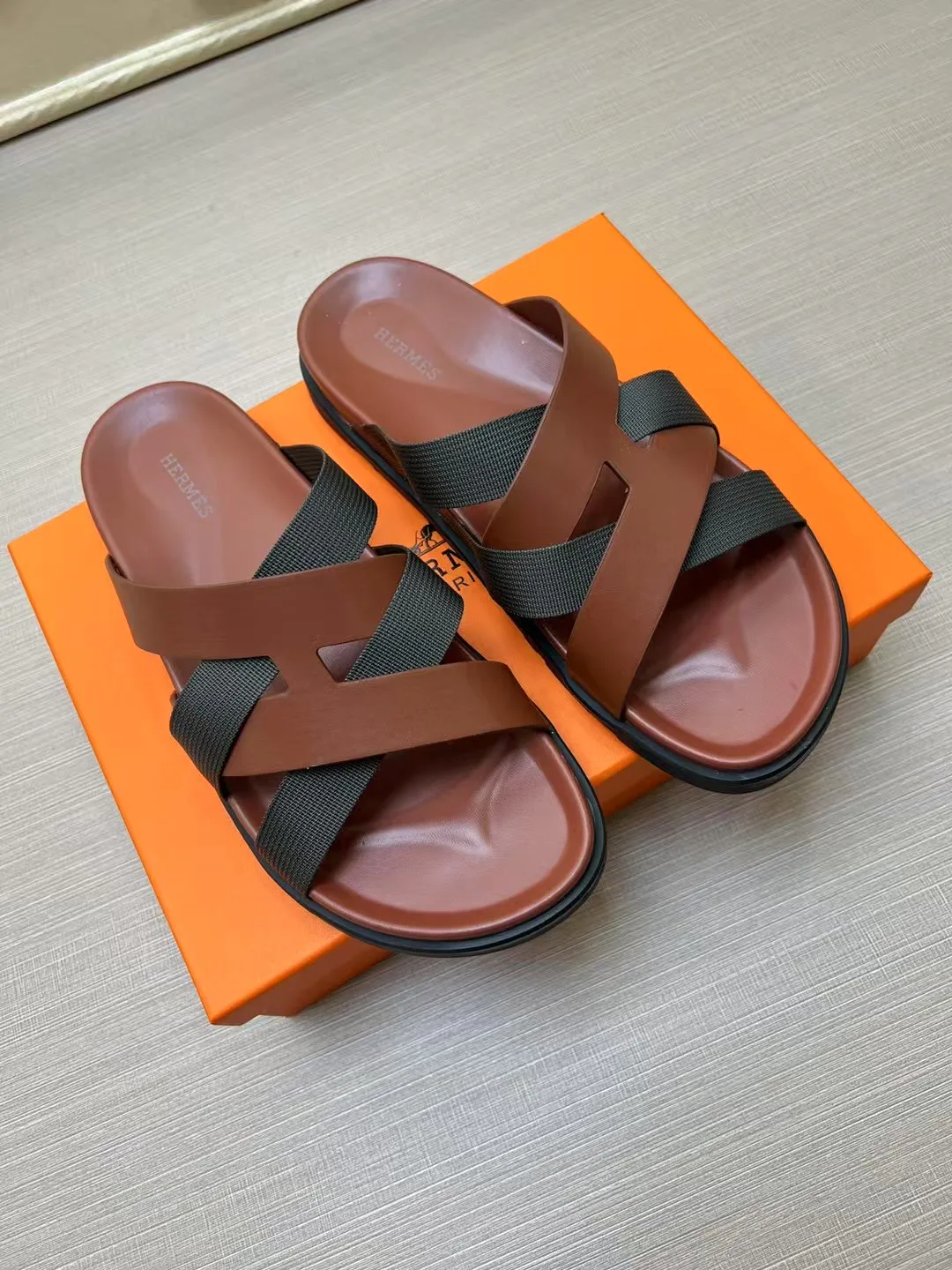 Шлепанцы Мужские Hermes 33464