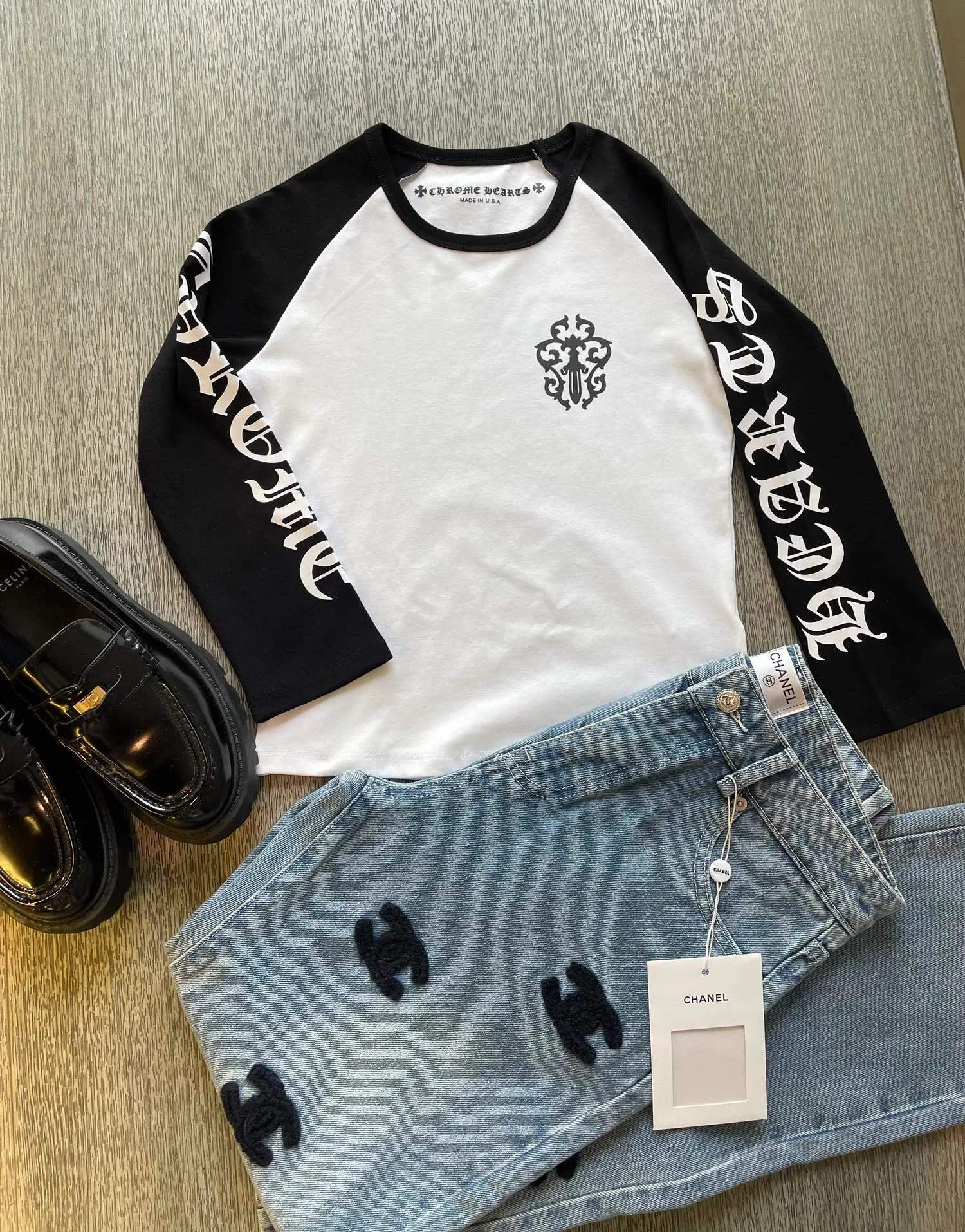 Лонгсливы Женские Chrome Hearts 12878943