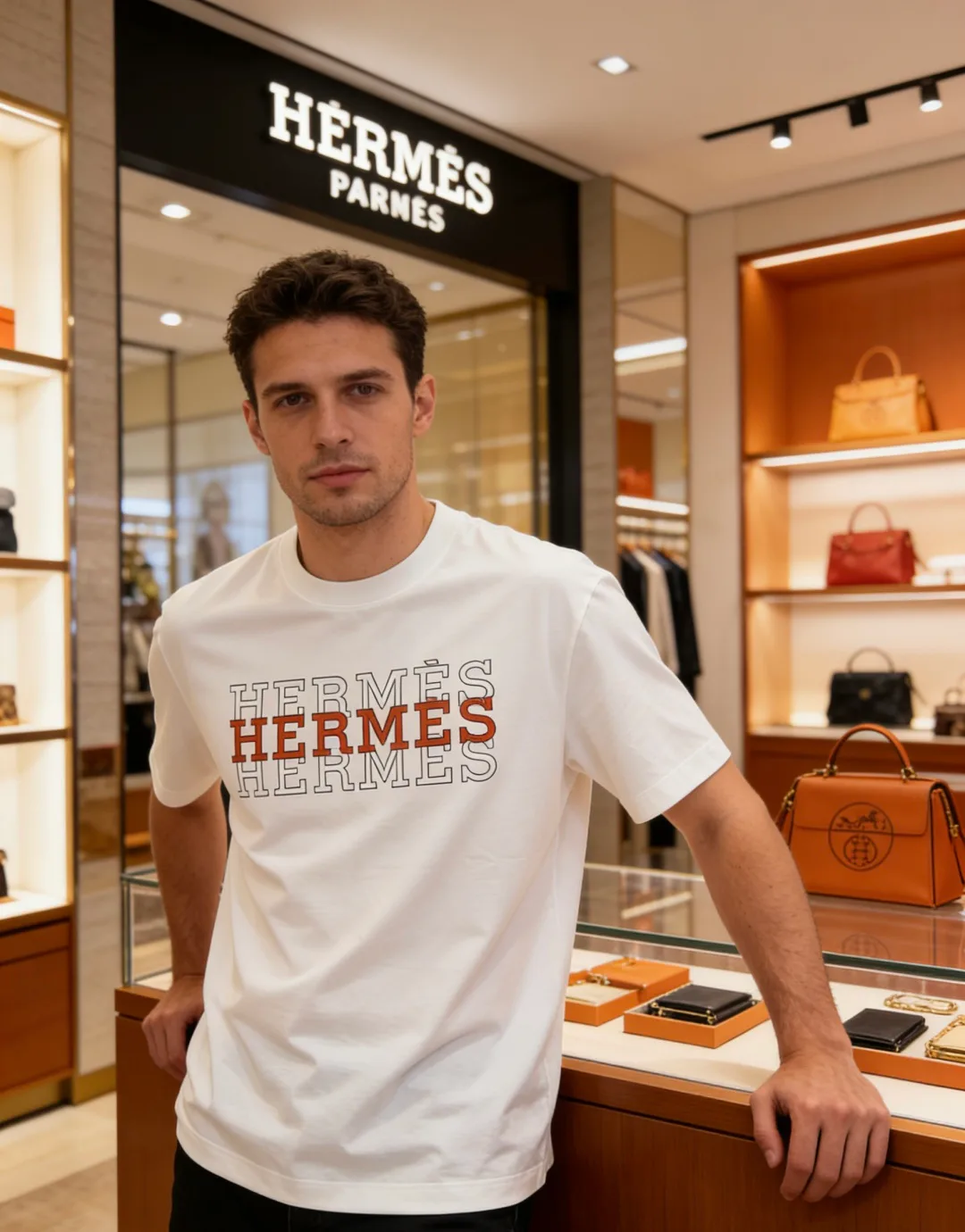 Футболки Мужские Hermes 13442025