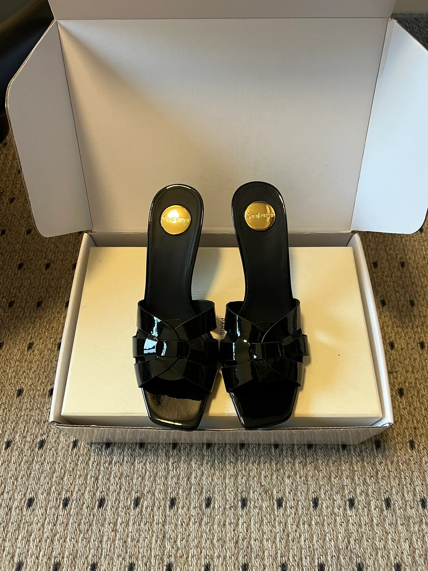Босоножки Женские Saint Laurent 11239409