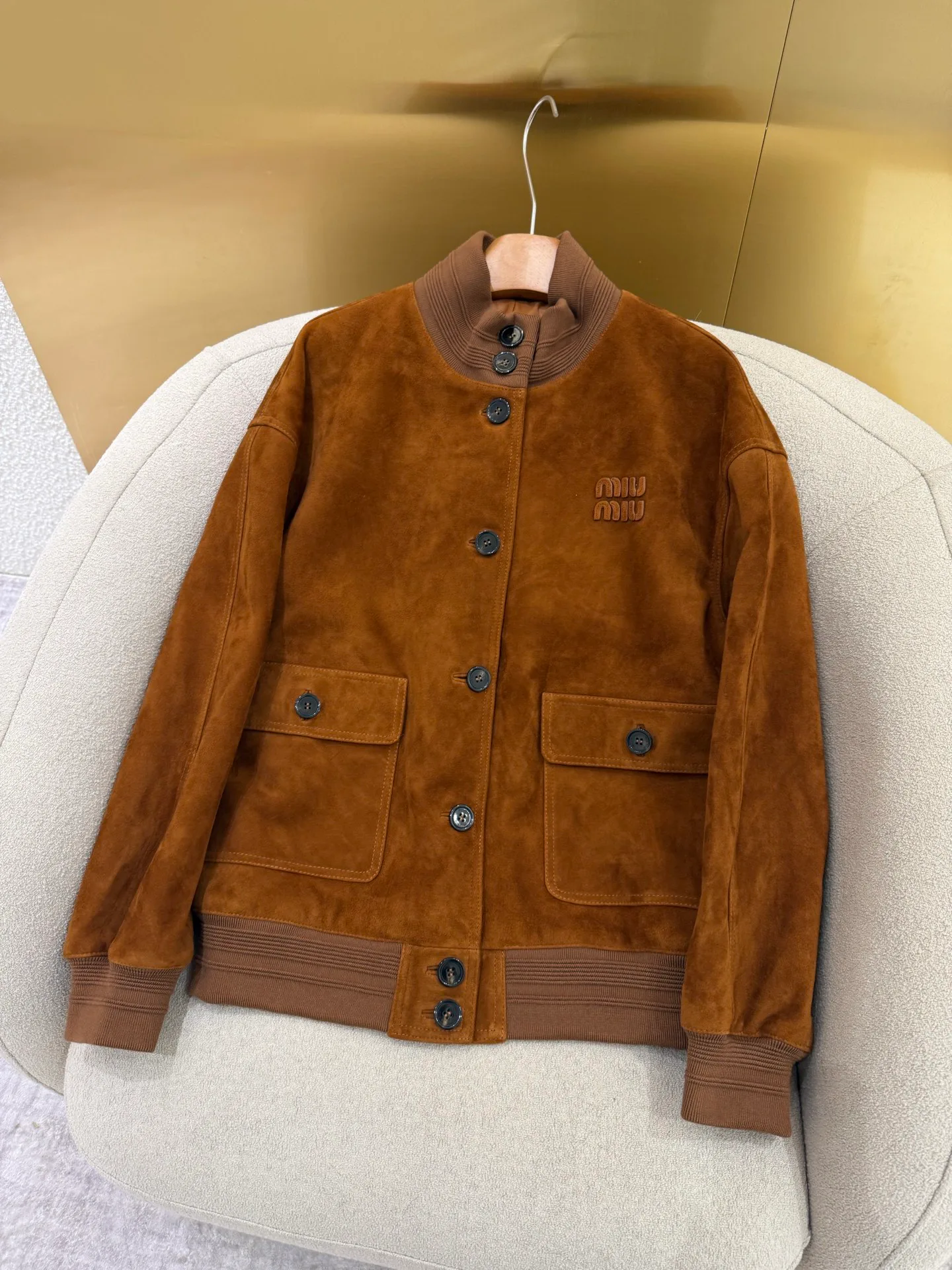 Кожаные Куртки И Дублёнки Женские Miu Miu 11164850