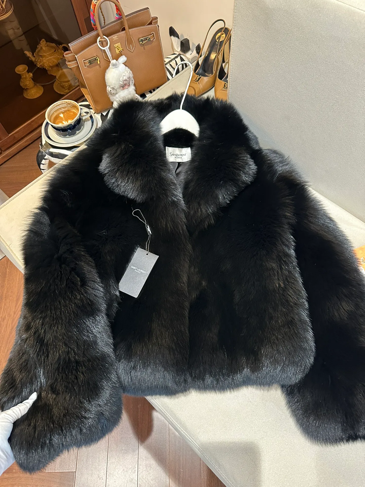 Шубы Женские Saint Laurent 18040754