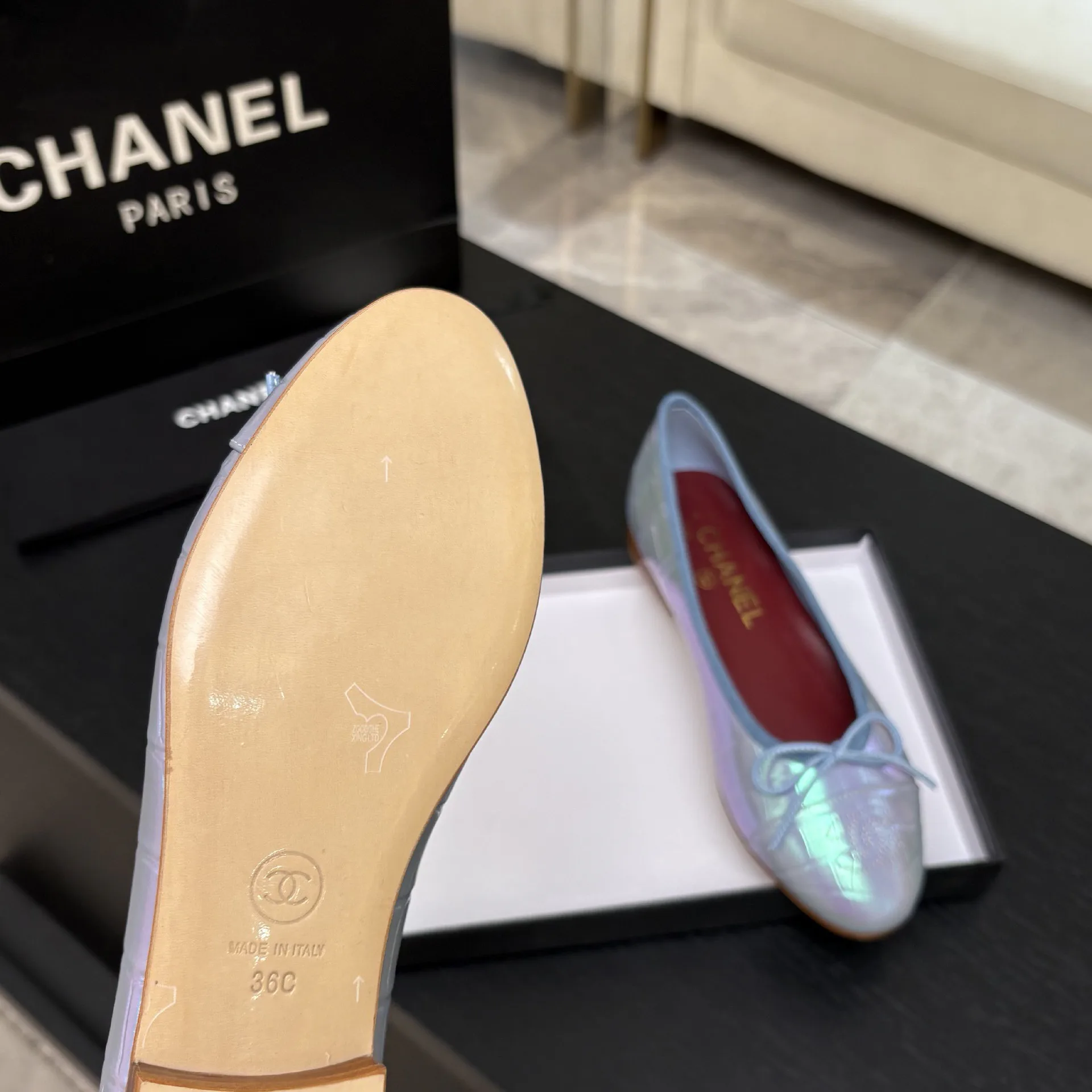 Балетки Женские Chanel 19339328