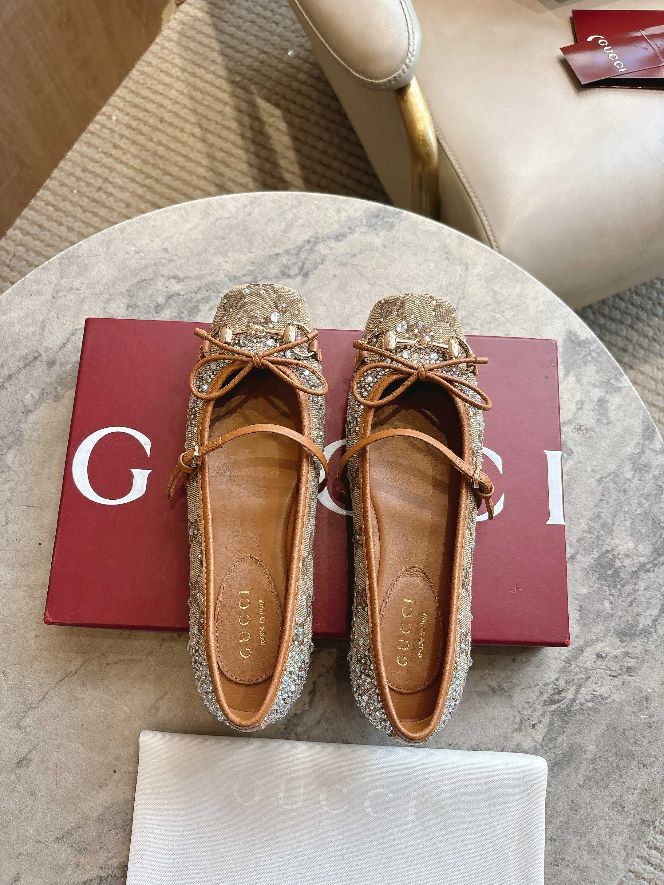 Балетки Женские Gucci 879038