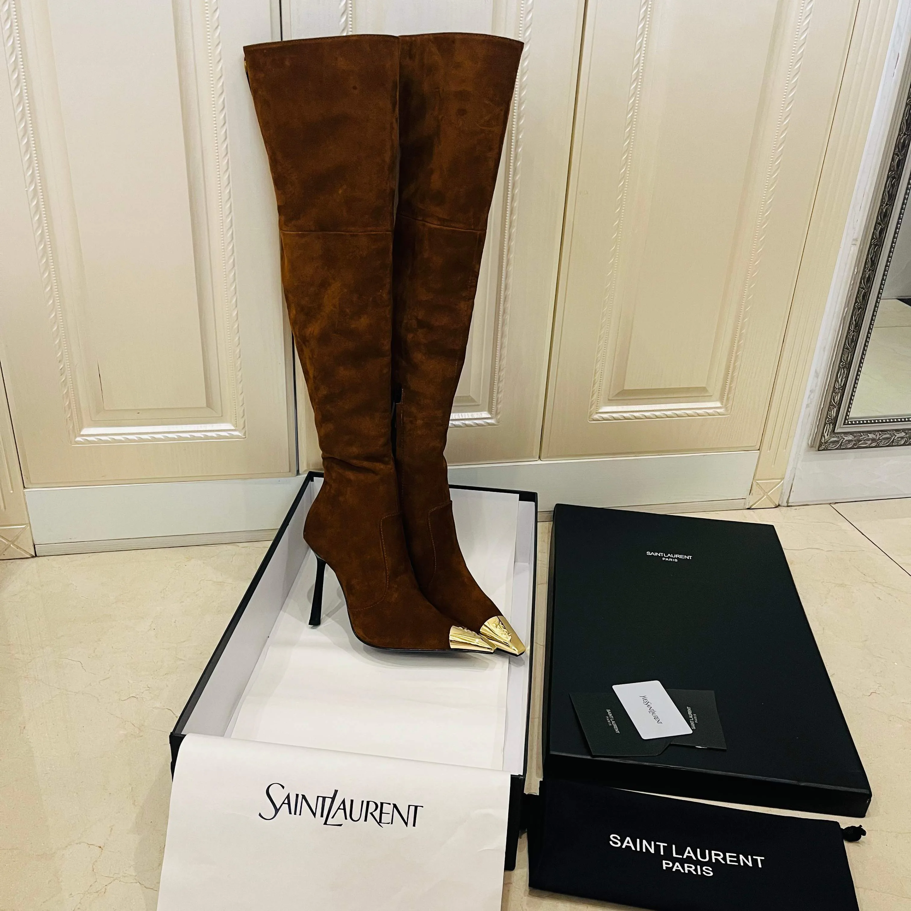 Сапоги Женские Saint Laurent 19068998
