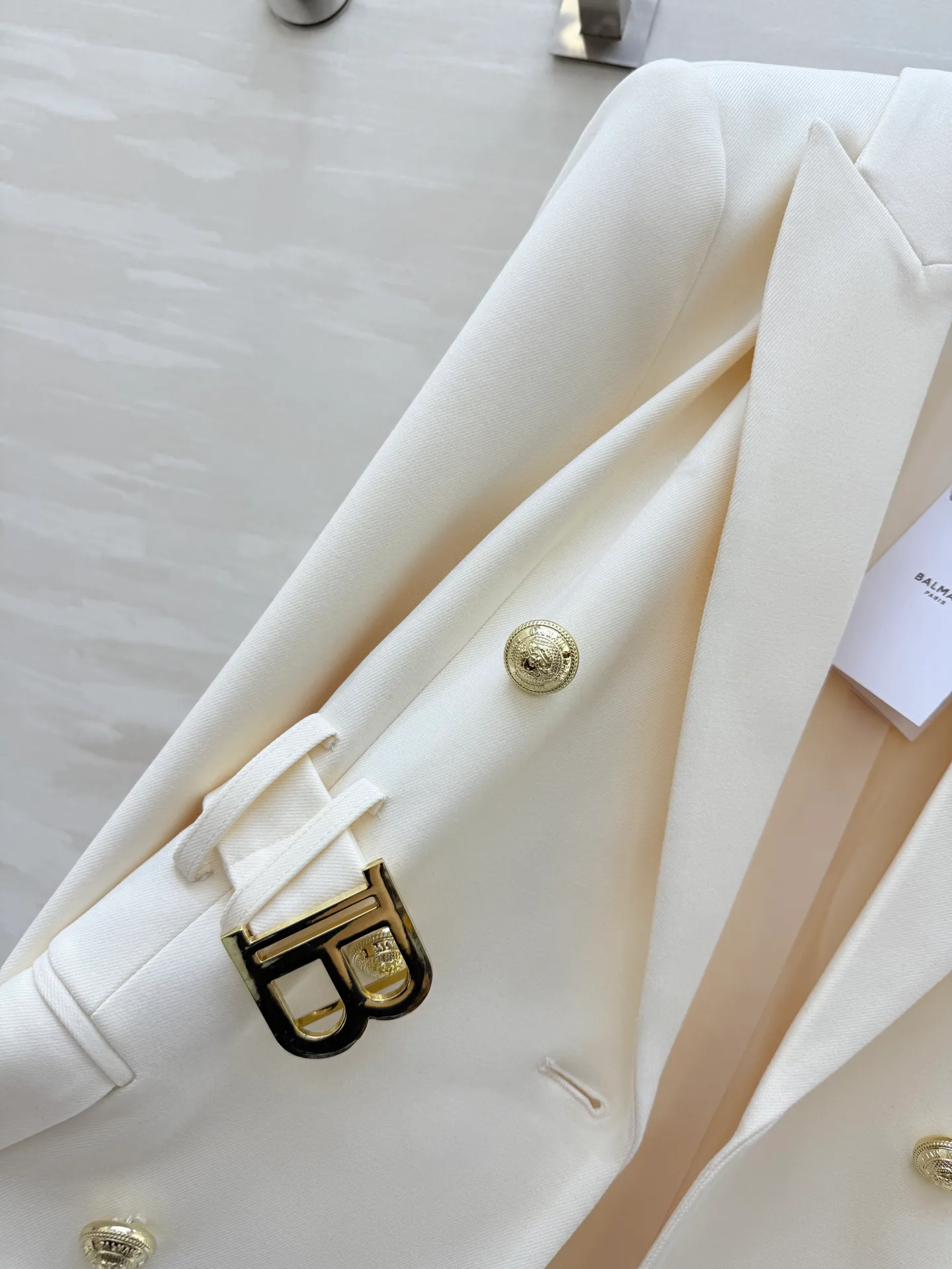 Кожаные Куртки И Дублёнки Женские Balmain 600405