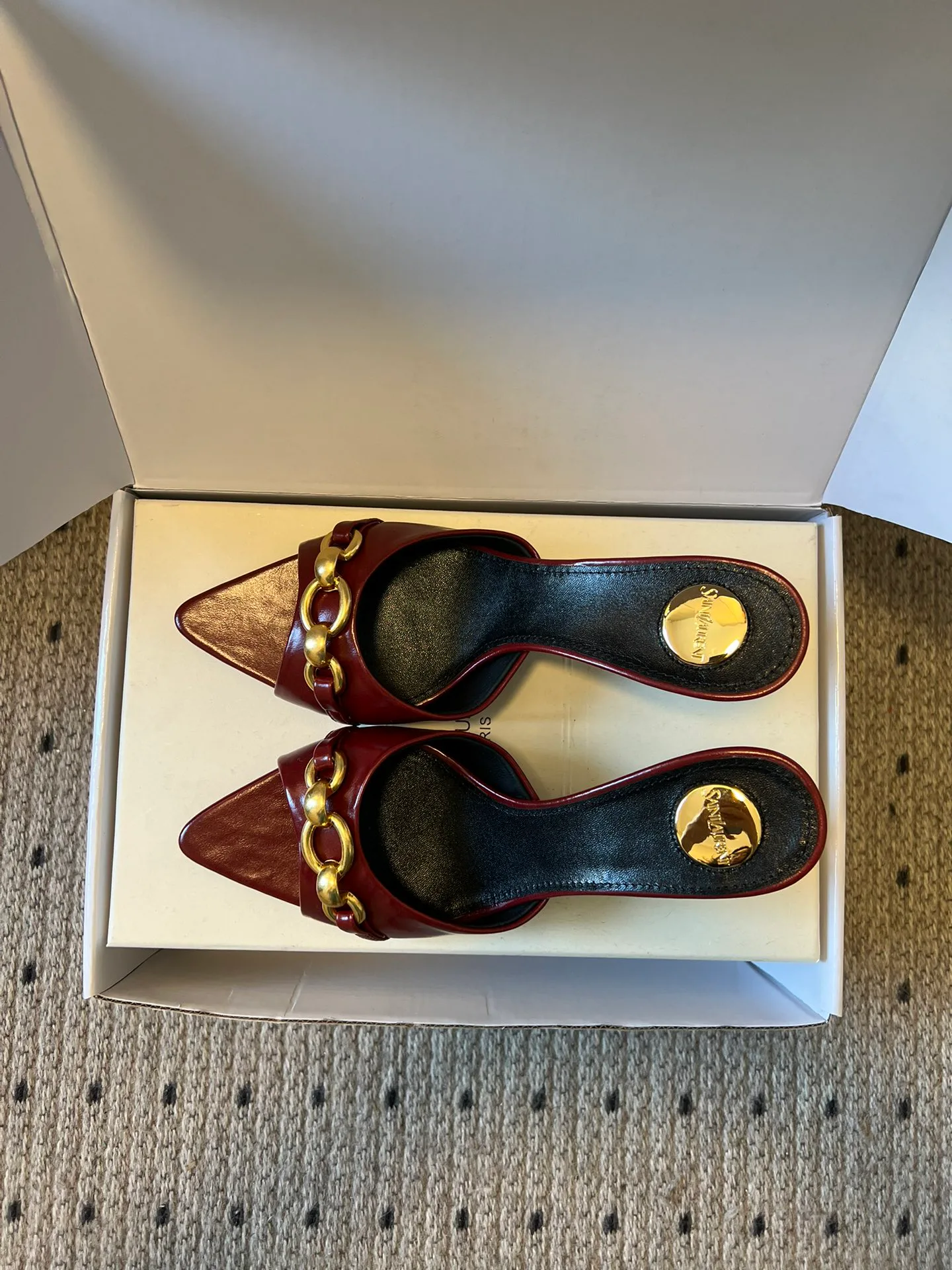 Босоножки Женские Saint Laurent 11129314