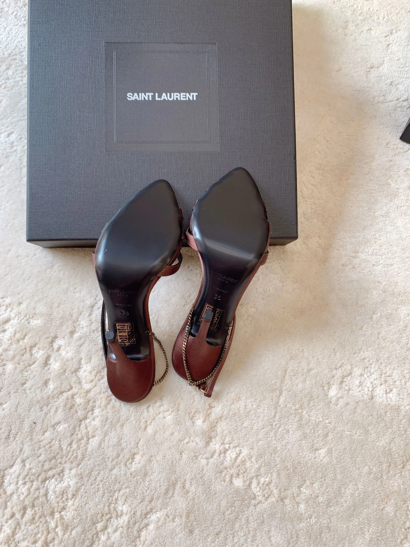 Босоножки Женские Saint Laurent 17431919