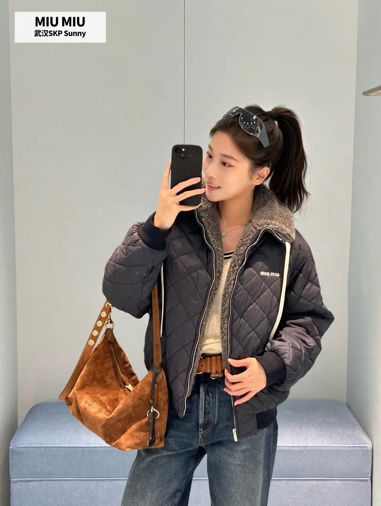 Куртки И Пуховики Женские Miu Miu 18044074