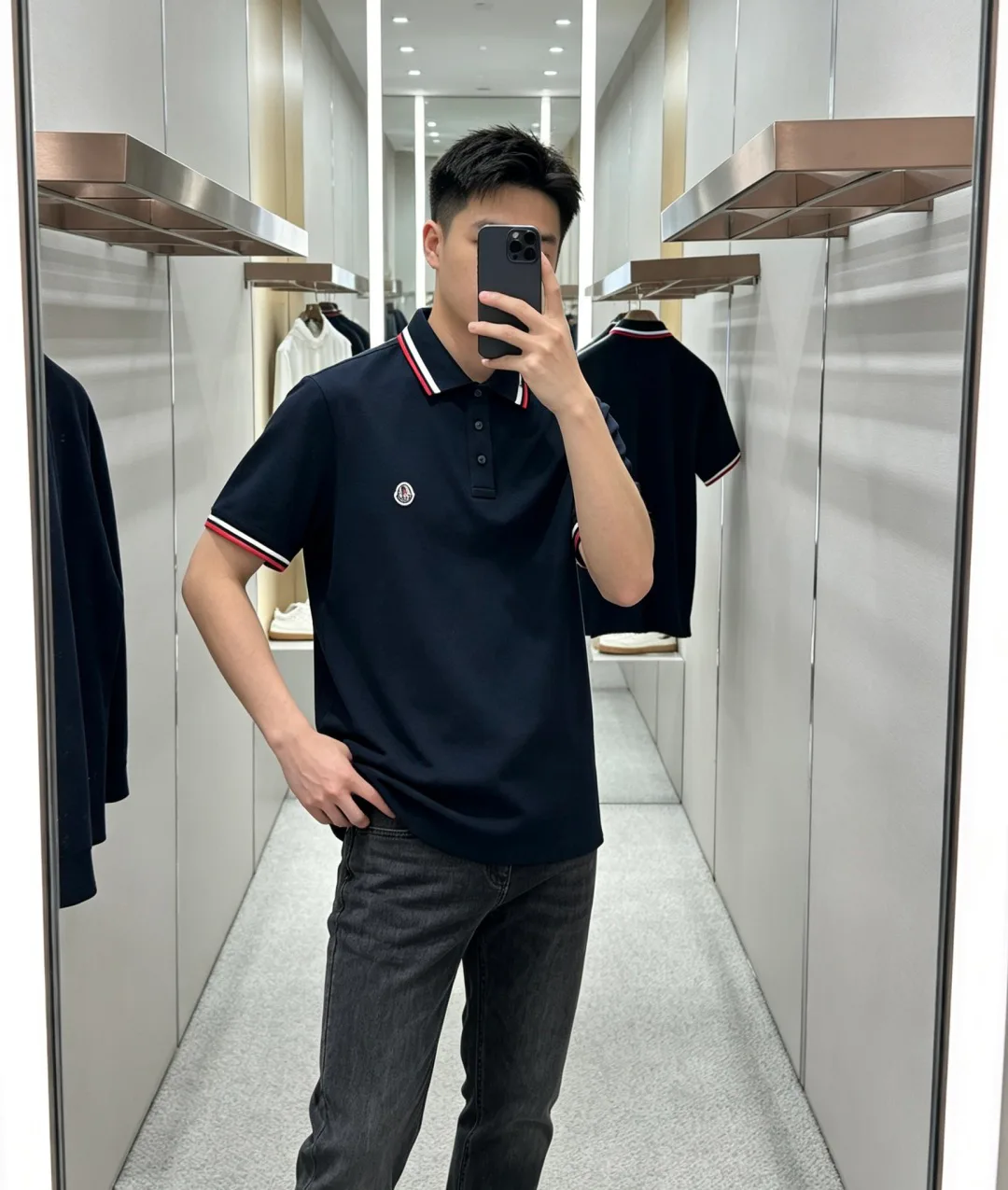 Рубашки Мужские Moncler 17563235