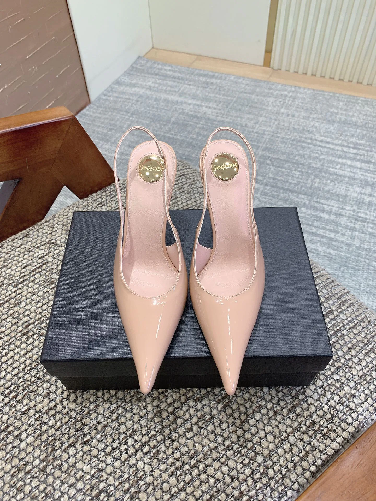 Туфли Женские Saint Laurent 689784