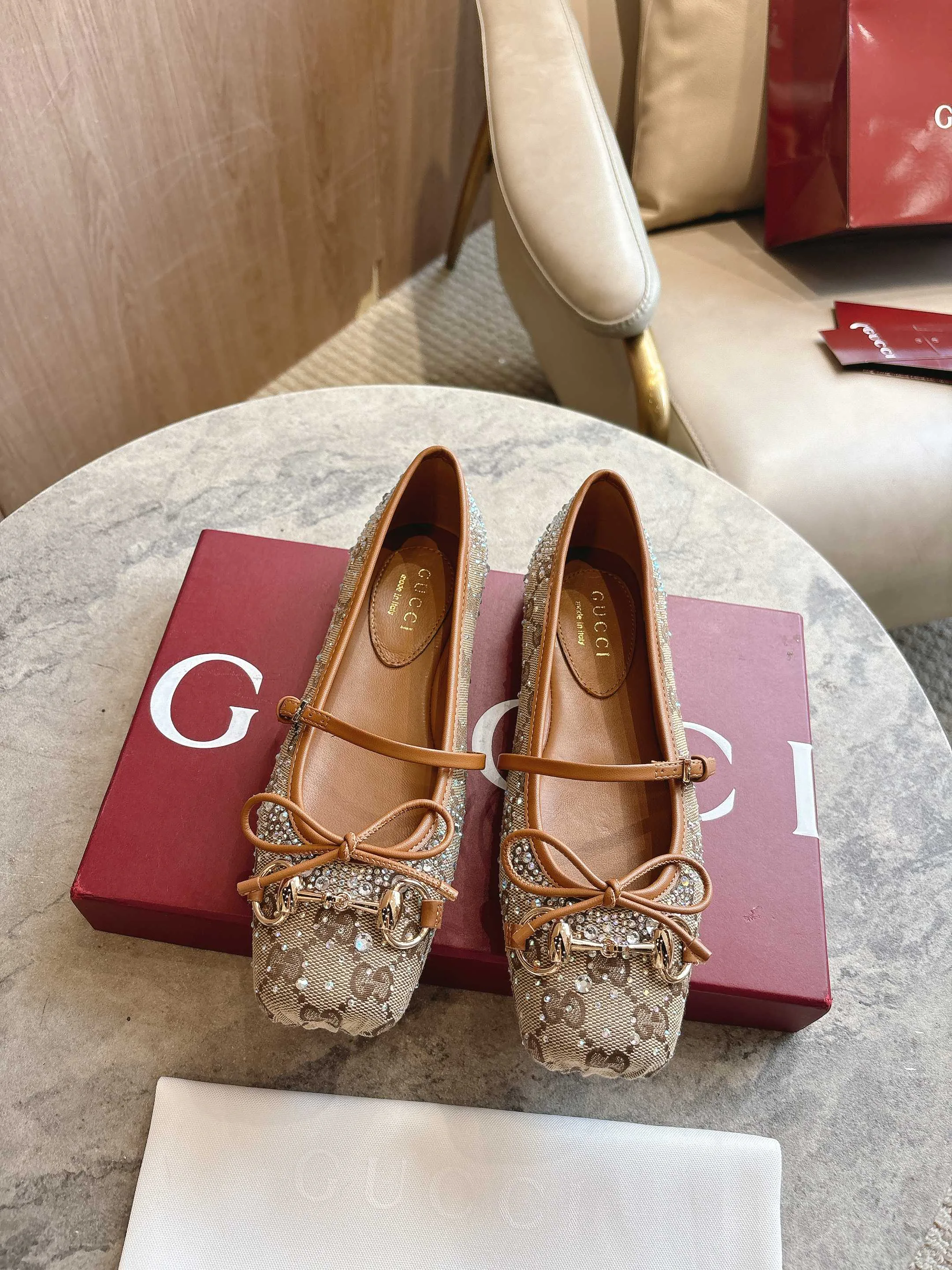 Балетки Женские Gucci 879038