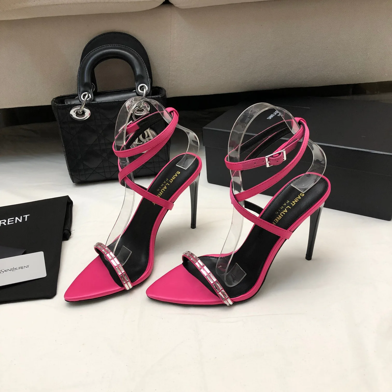 Босоножки Женские Saint Laurent 11220429